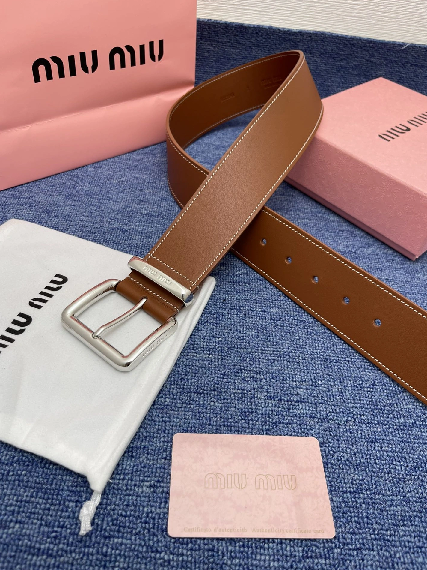MIU MIU AAA Quality Belts For Women Lightweight 1725