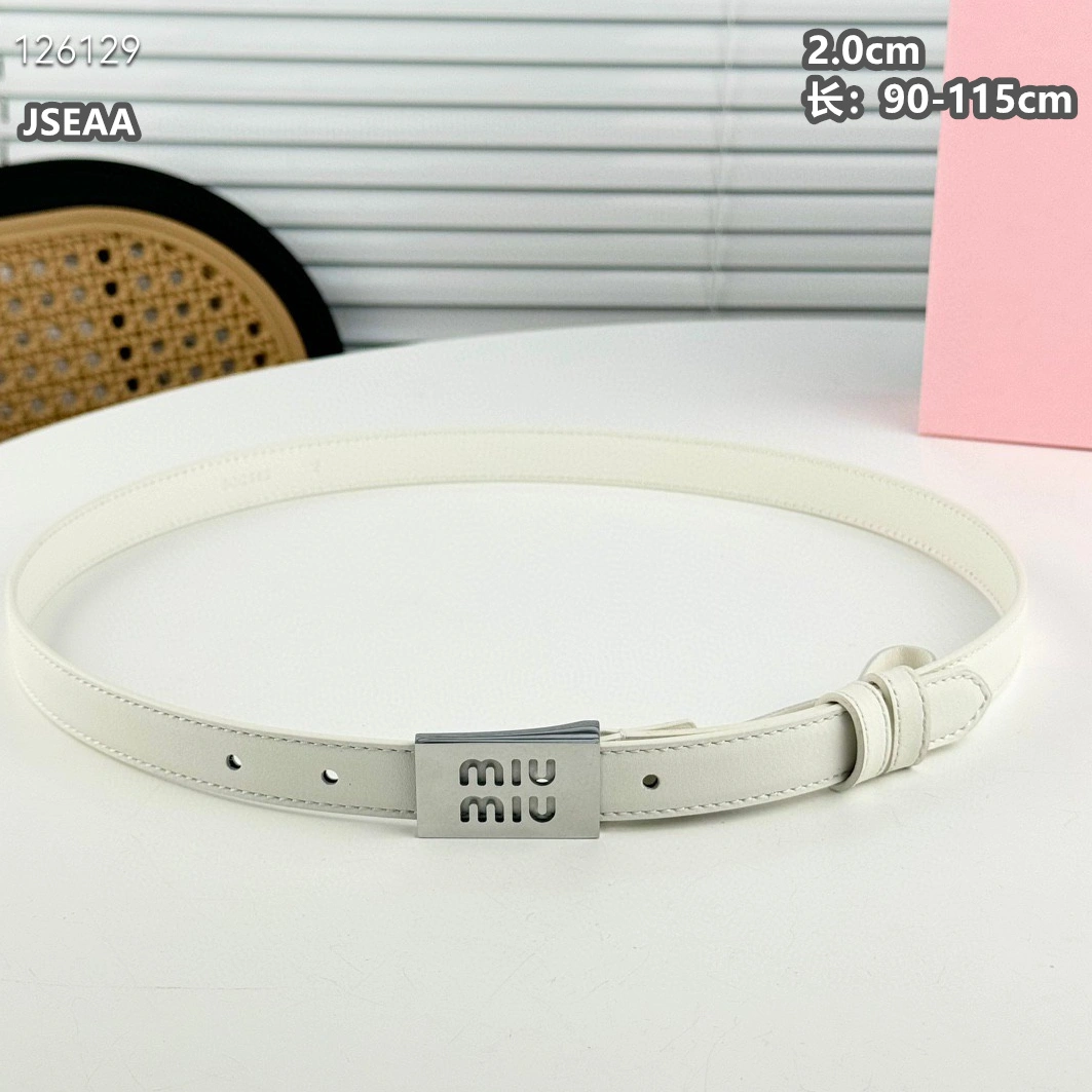MIU MIU AAA Quality Belts For Women Modern 5571
