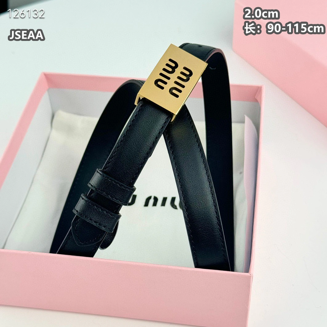 MIU MIU AAA Quality Belts For Women Refined 1436