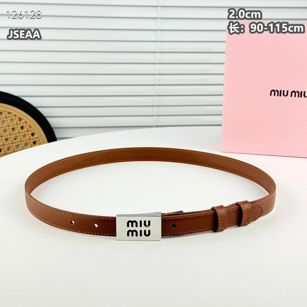MIU MIU AAA Quality Belts For Women Trendsetting 3701