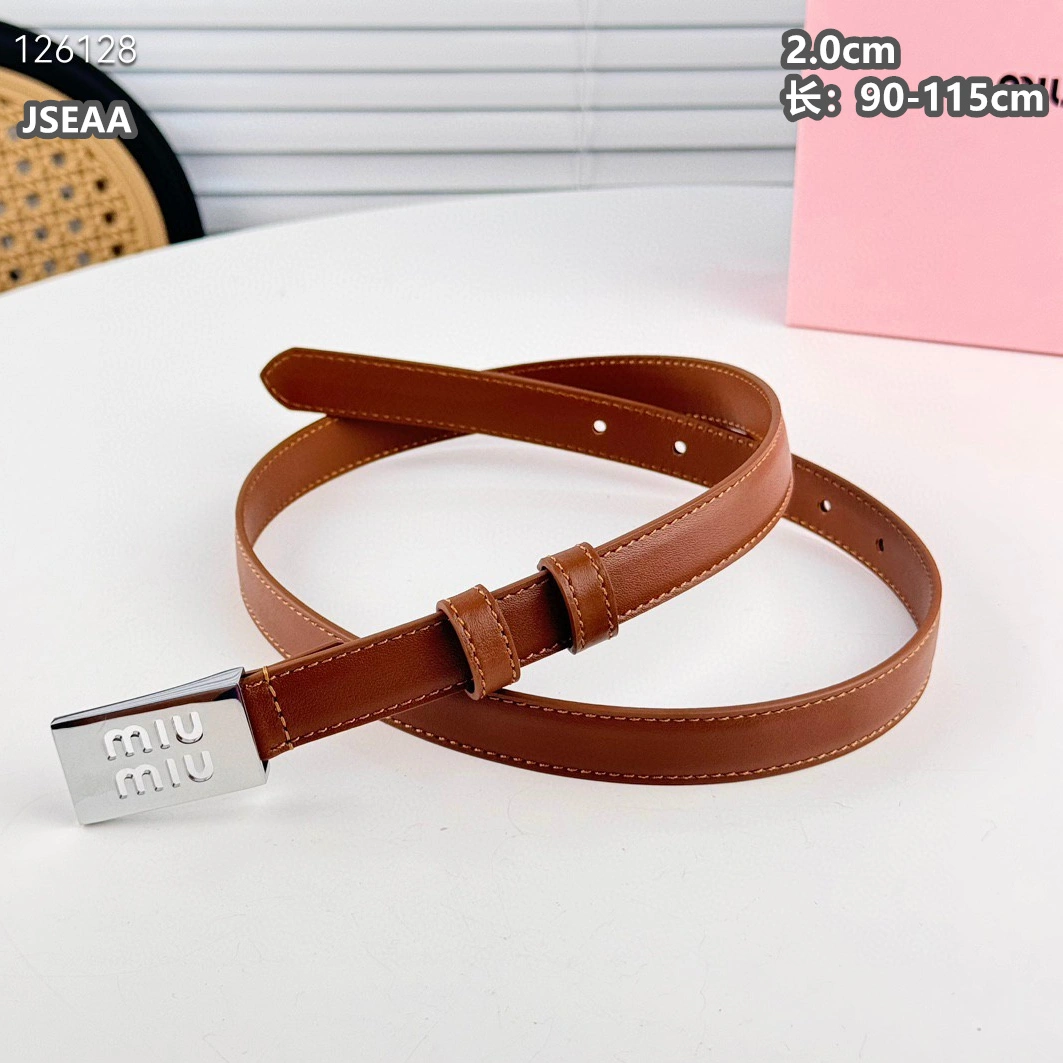 MIU MIU AAA Quality Belts For Women Trendsetting 3701