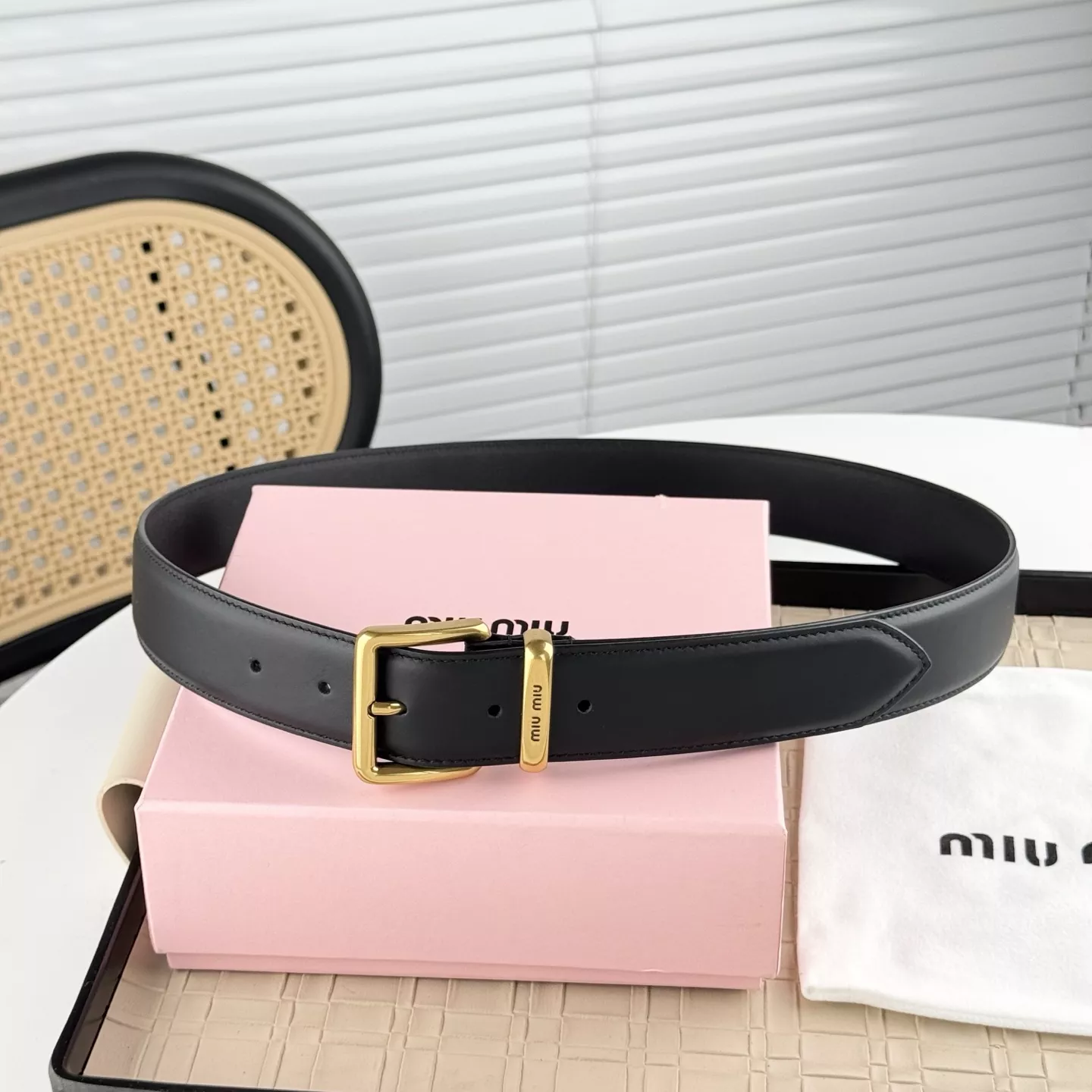 MIU MIU AAA Quality Belts In 3.5cm For Women Fashionable 5903