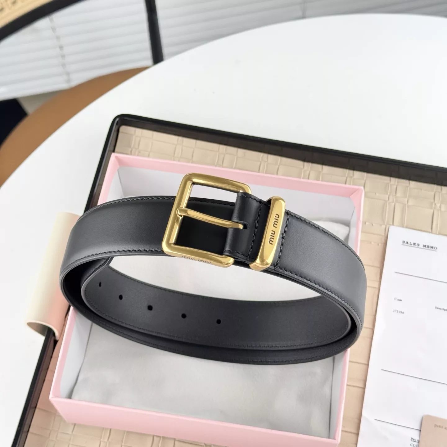 MIU MIU AAA Quality Belts In 3.5cm For Women Fashionable 5903