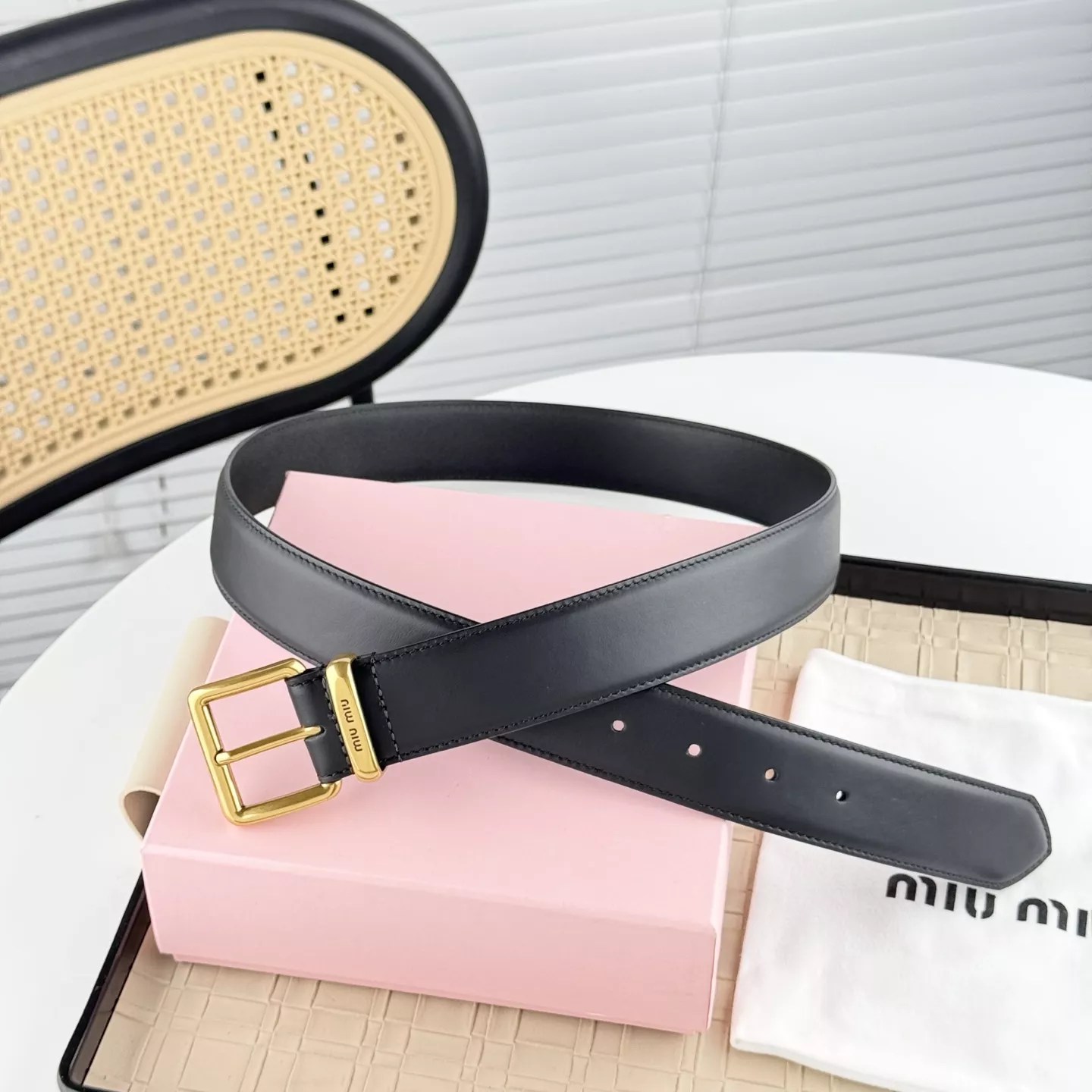 MIU MIU AAA Quality Belts In 3.5cm For Women Fashionable 5903