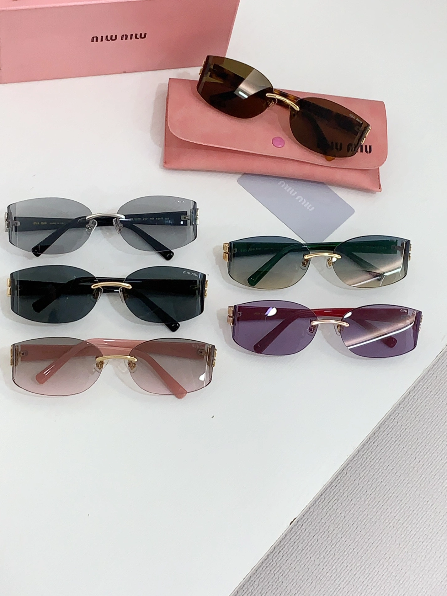 MIU MIU AAA Quality Sunglasses Minimalist 2598