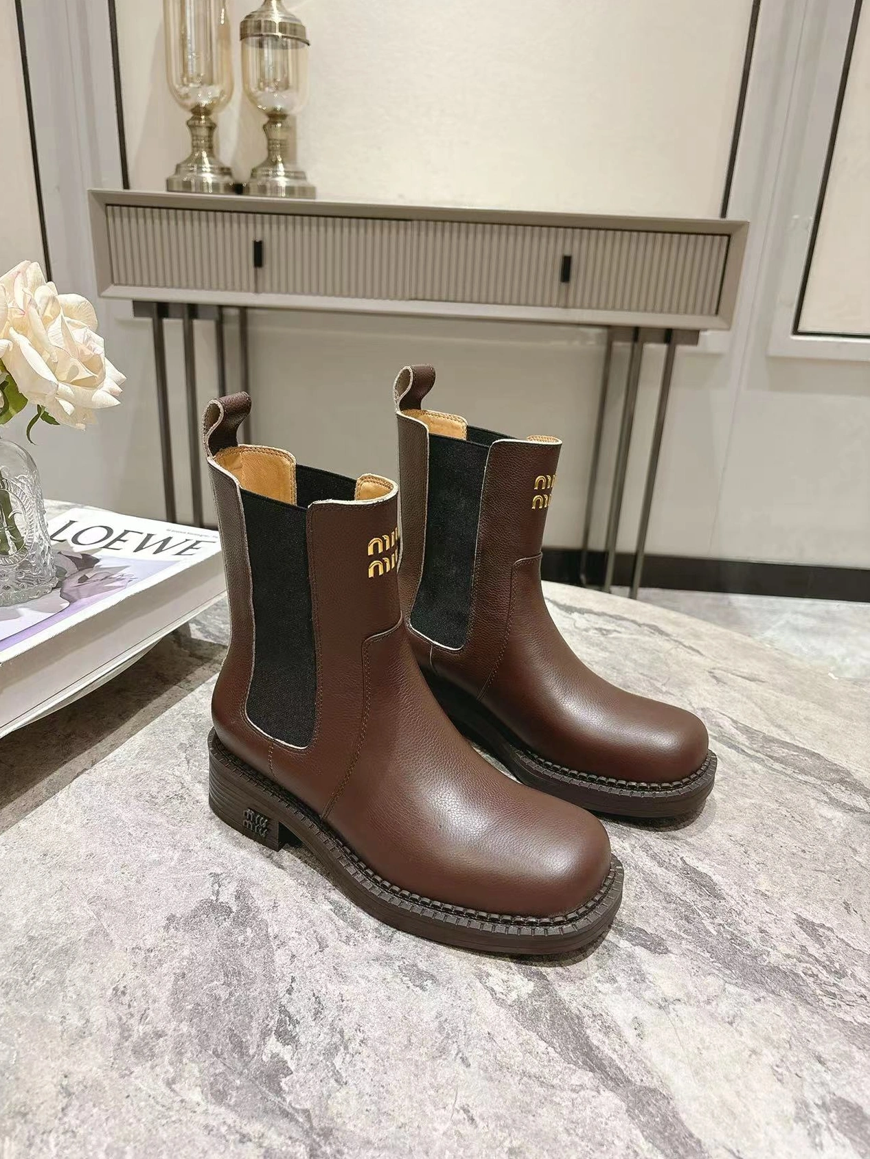 MIU MIU Boots For Women DailyWear 2096