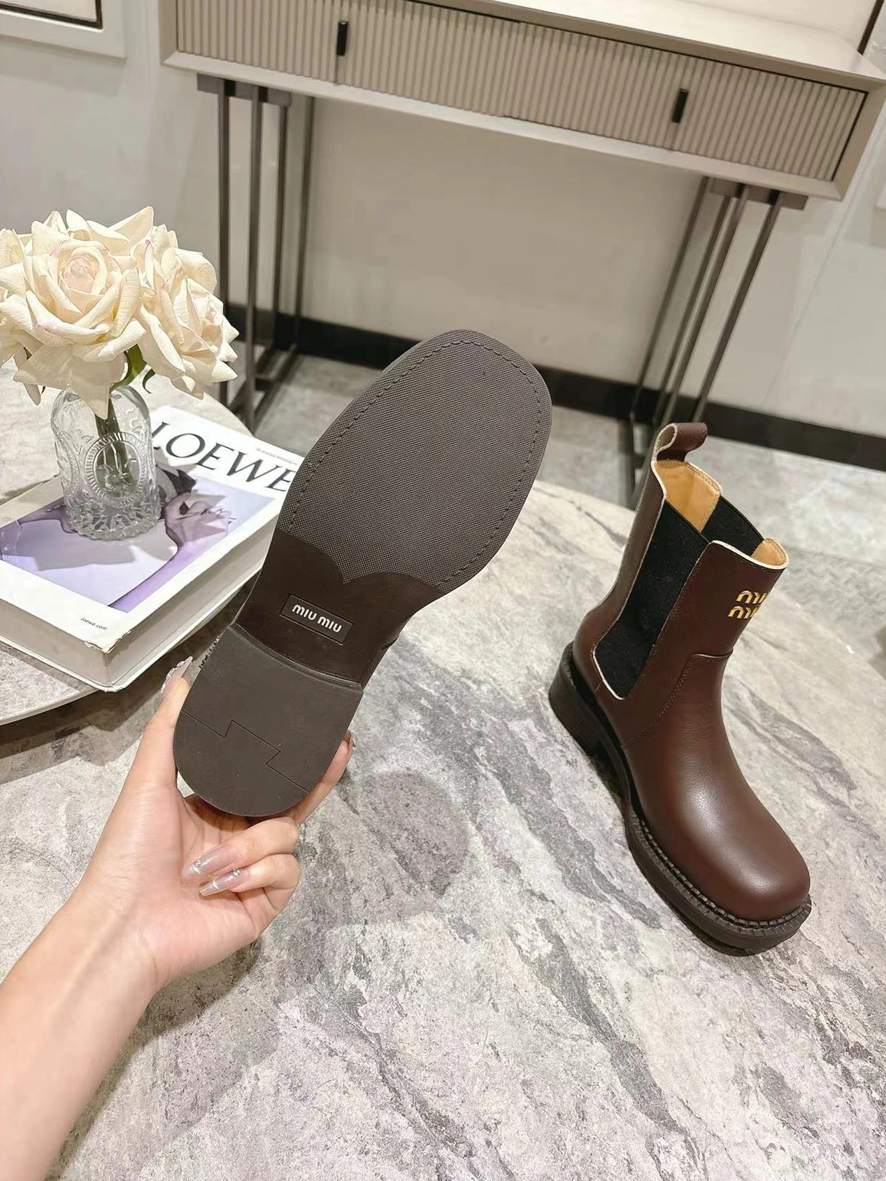 MIU MIU Boots For Women DailyWear 2096