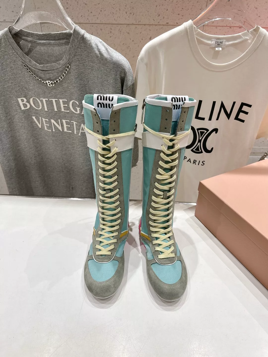 MIU MIU Boots For Women Sleek 8367