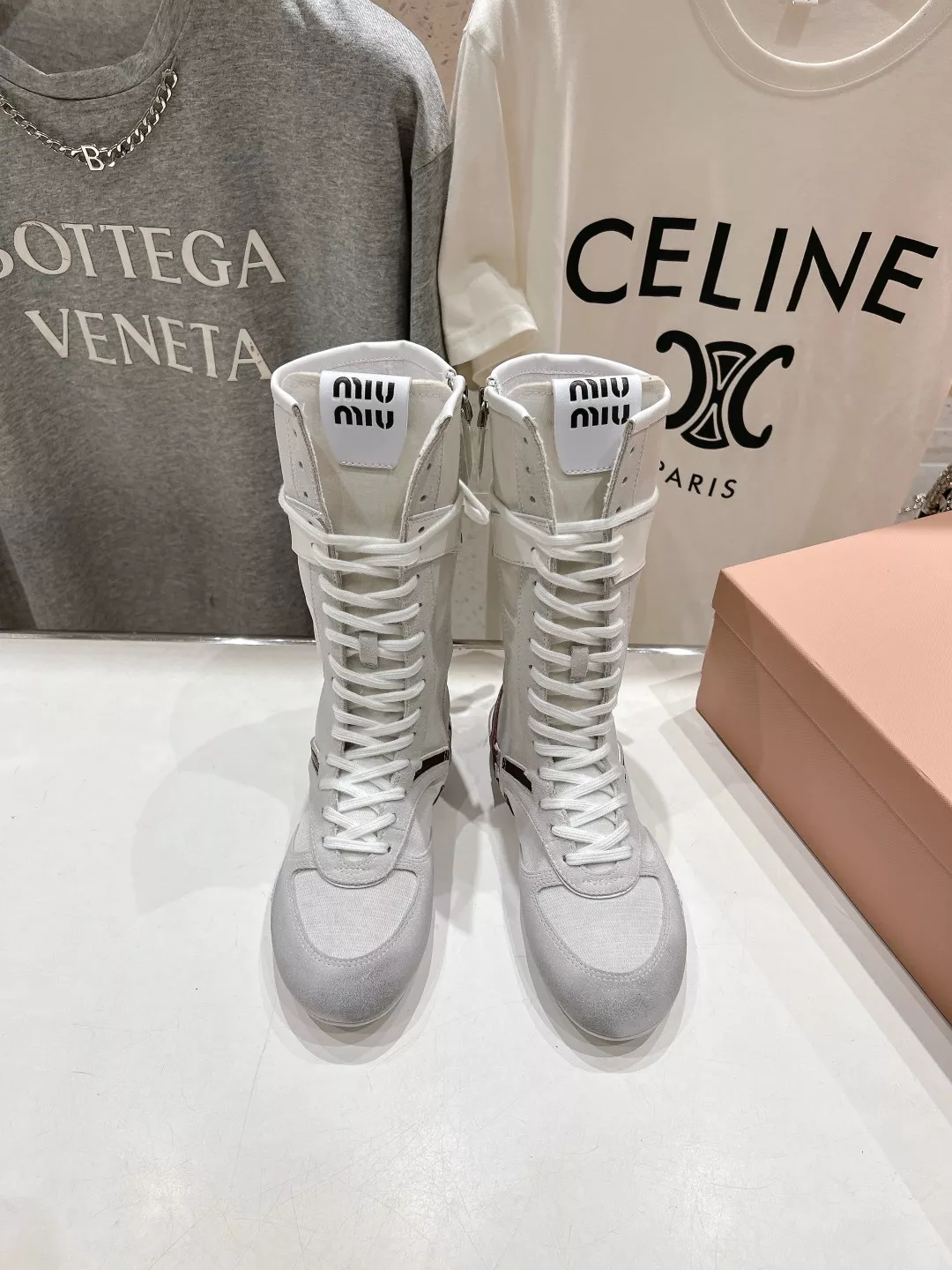 MIU MIU Boots For Women Trendsetting 8974