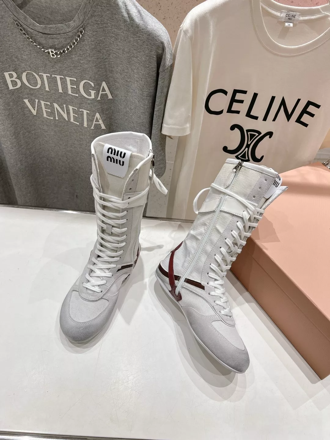 MIU MIU Boots For Women Trendsetting 8974