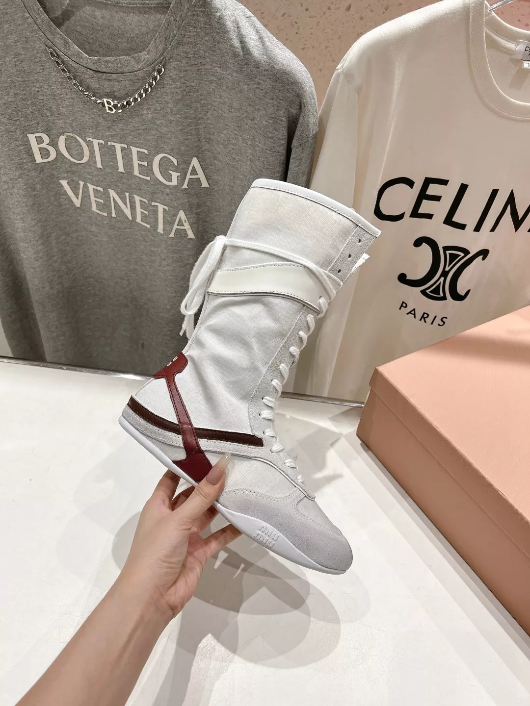 MIU MIU Boots For Women Trendsetting 8974