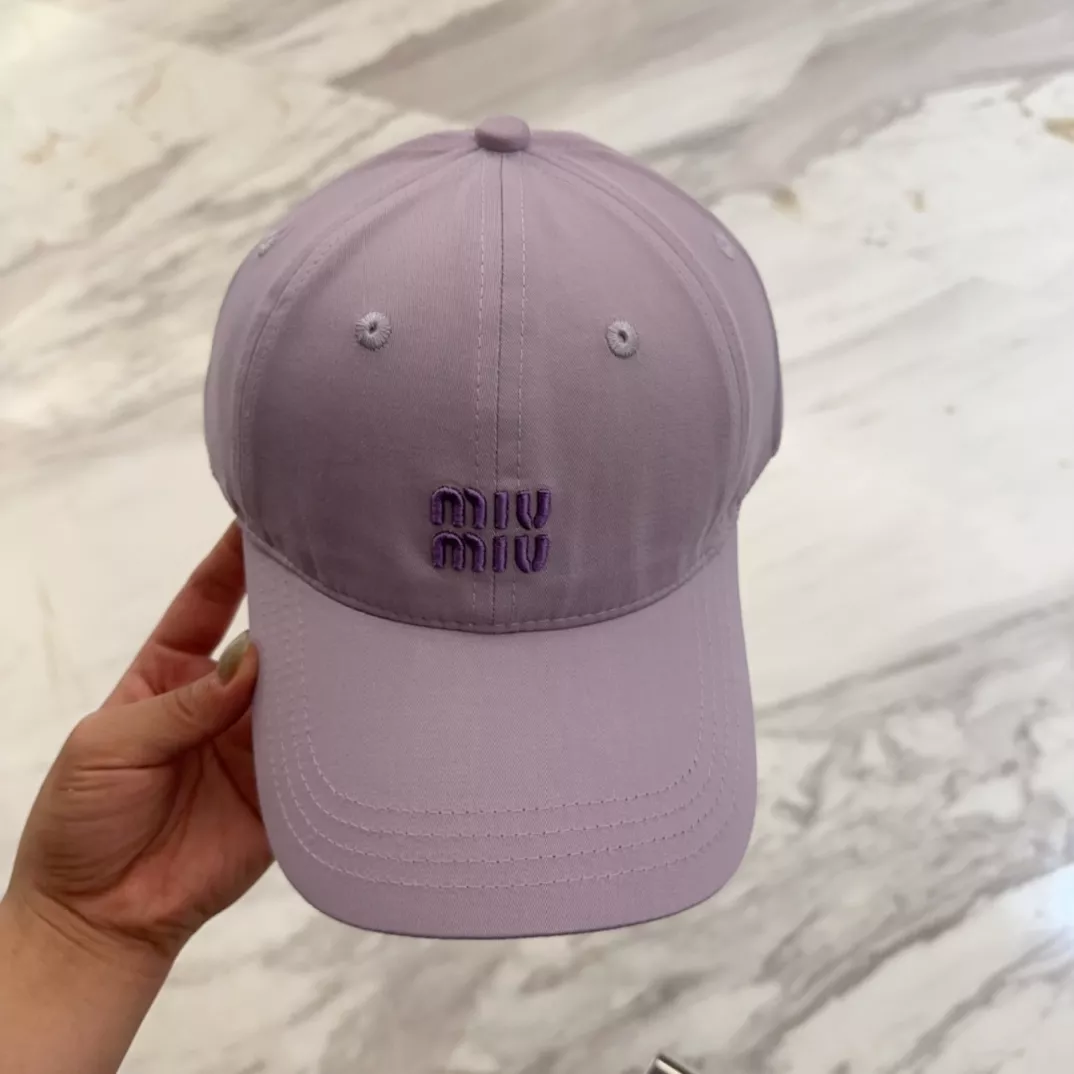 MIU MIU Caps Minimalist 6925