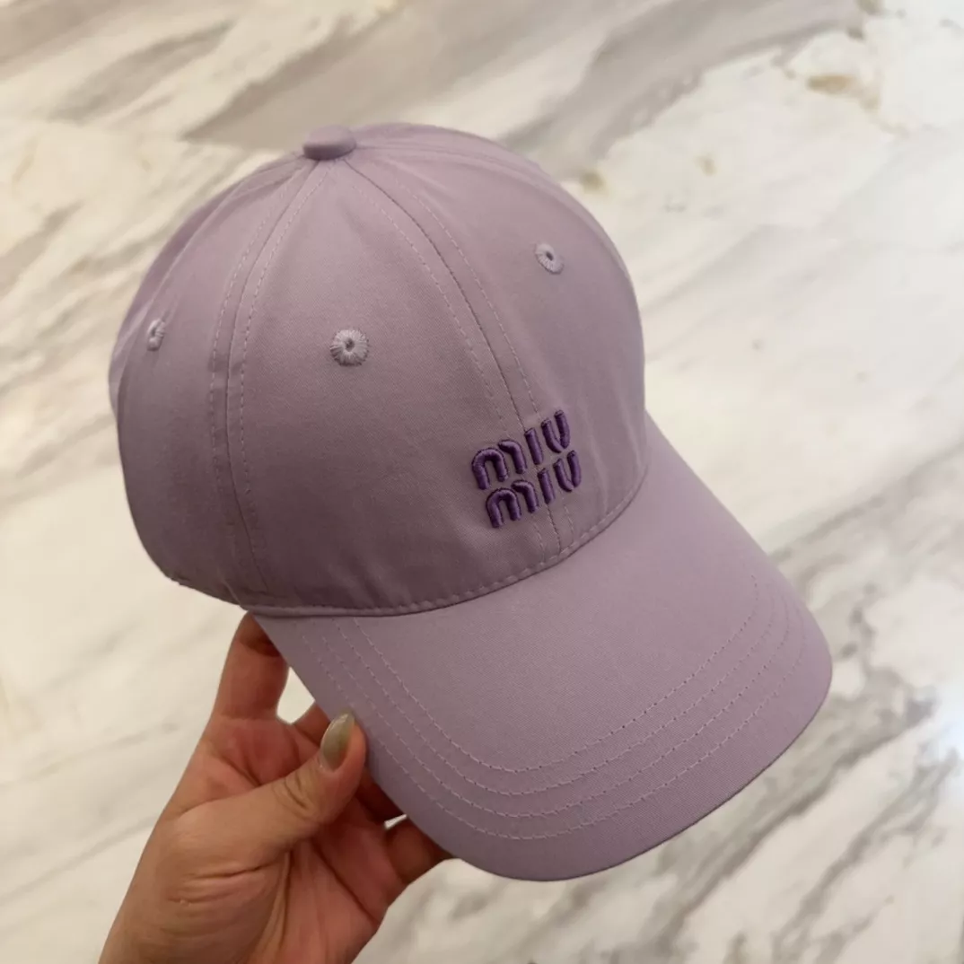 MIU MIU Caps Minimalist 6925