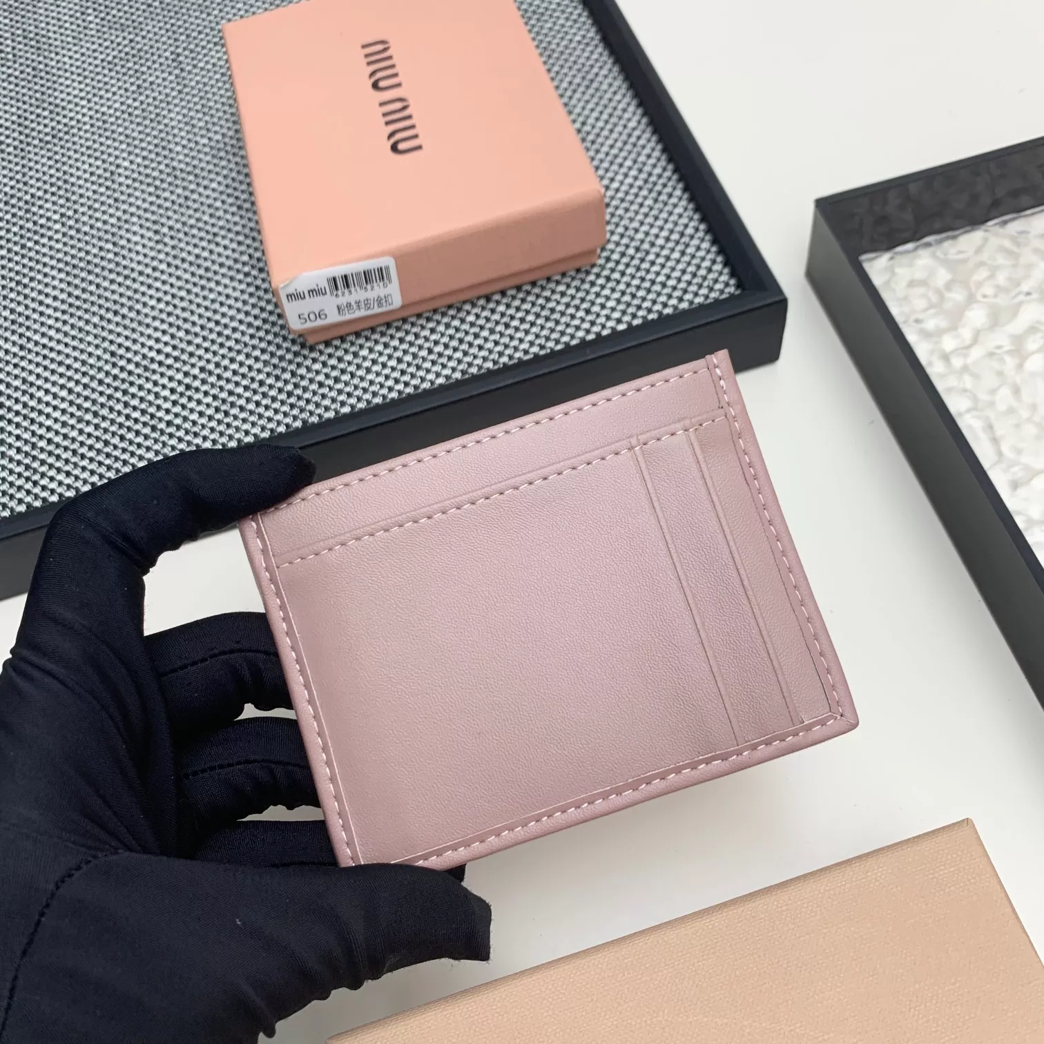 MIU MIU Card Case Bold 4022