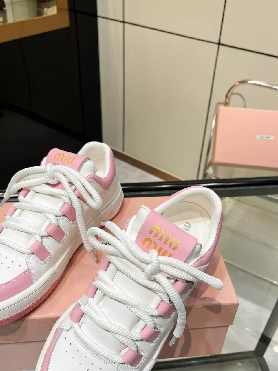 MIU MIU Casual Shoes For Women Comfortable 8785
