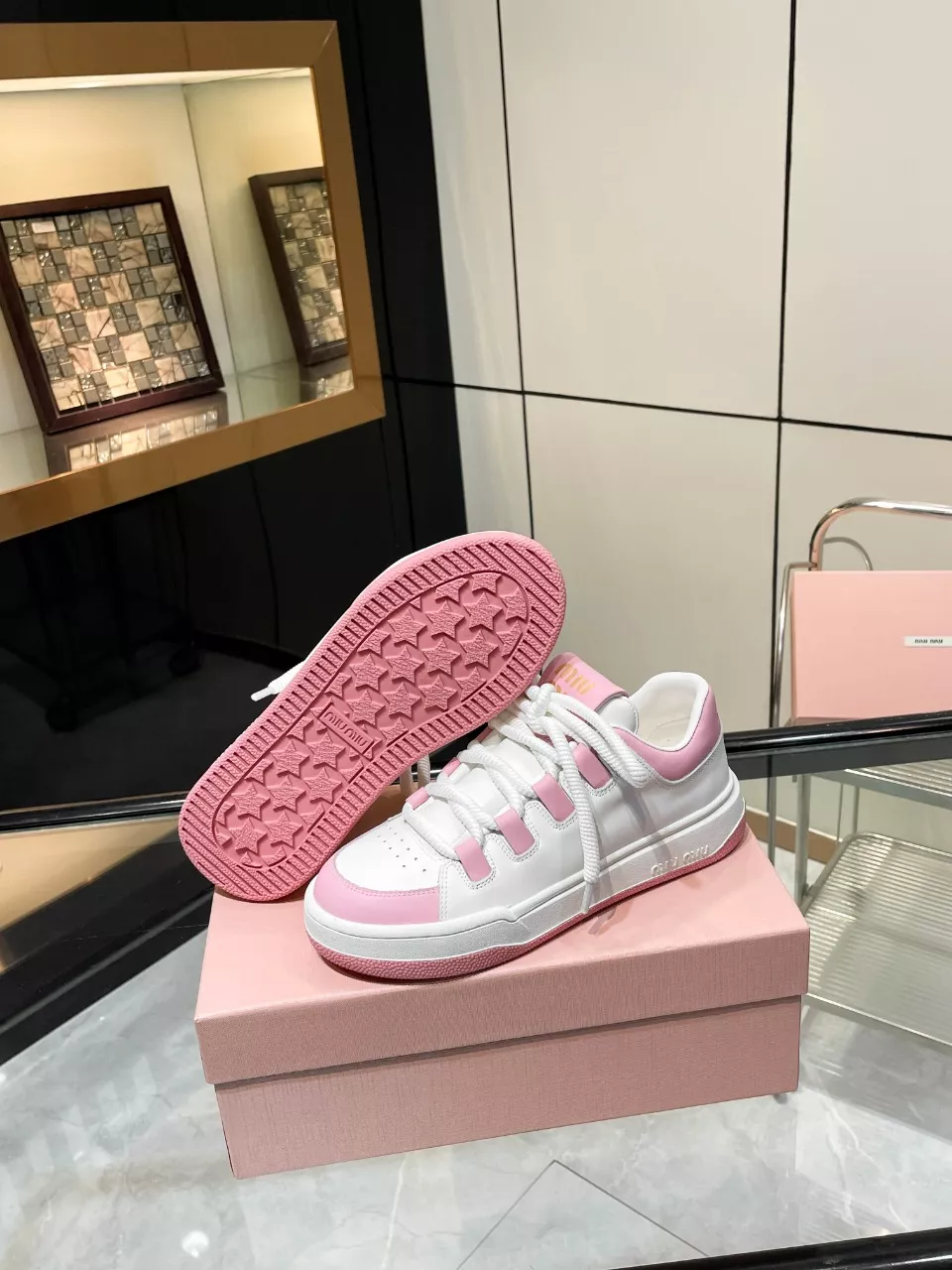 MIU MIU Casual Shoes For Women Comfortable 8785