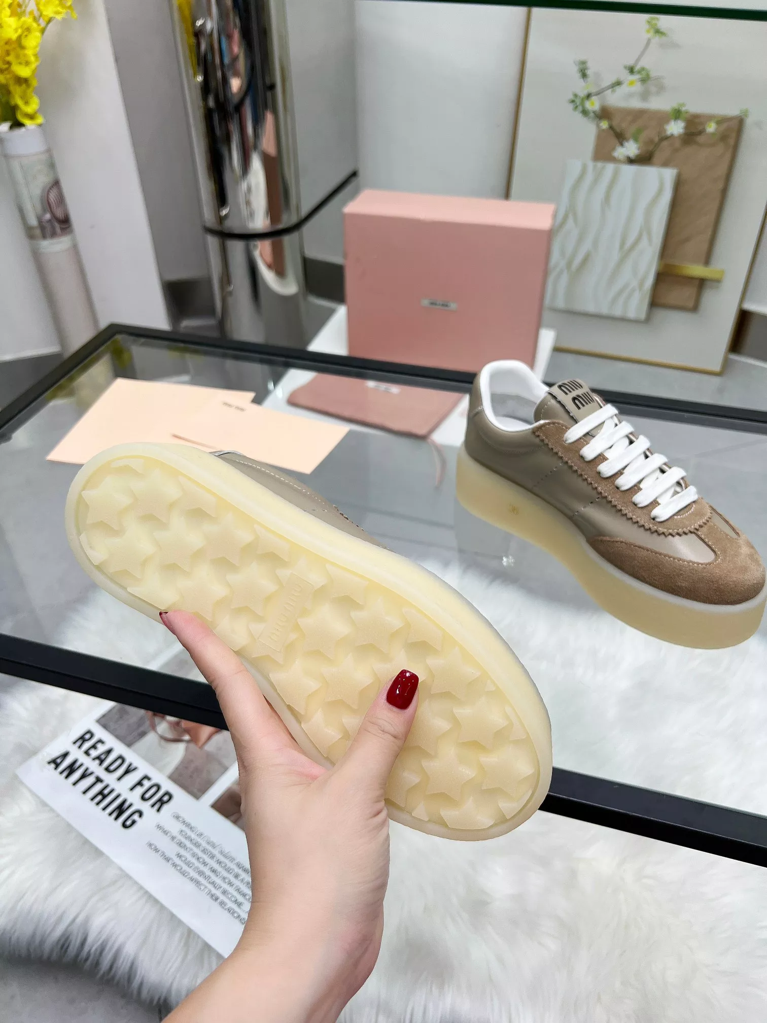 MIU MIU Casual Shoes For Women Comfortable 979
