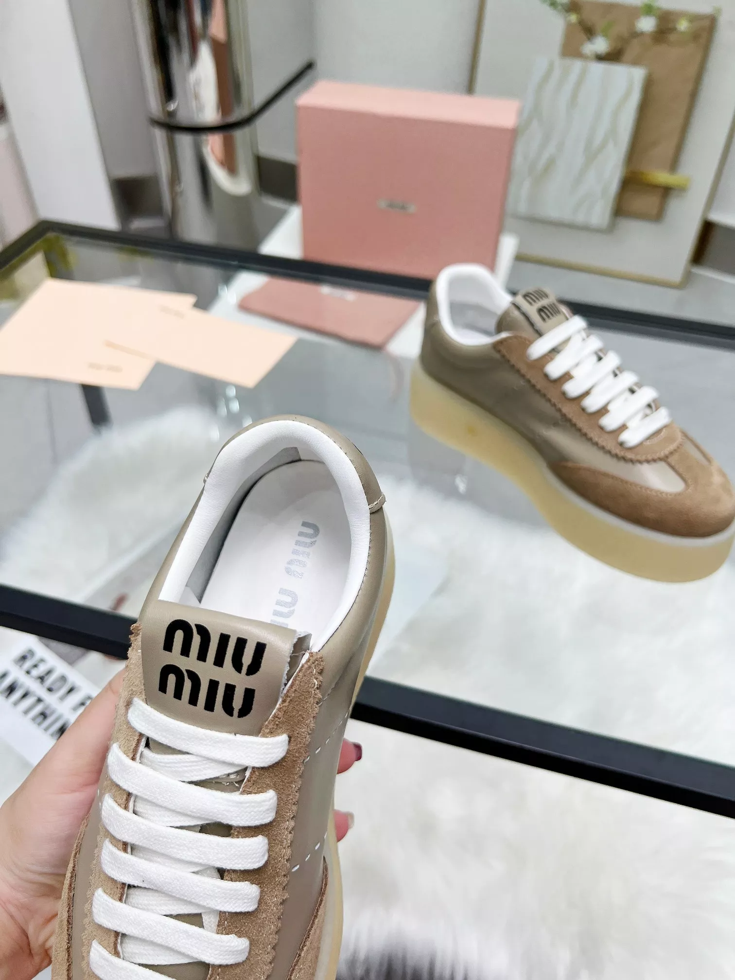 MIU MIU Casual Shoes For Women Comfortable 979