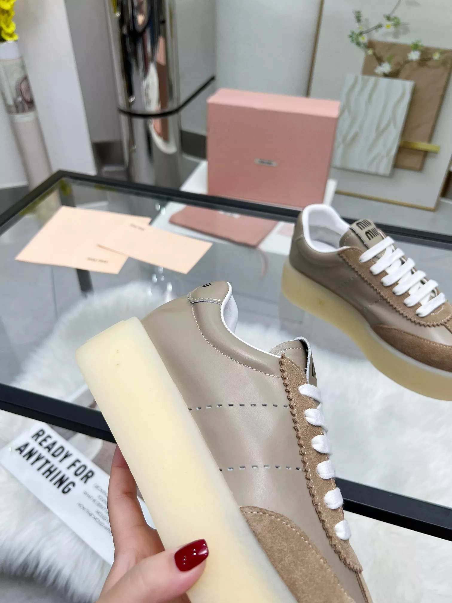 MIU MIU Casual Shoes For Women Comfortable 979