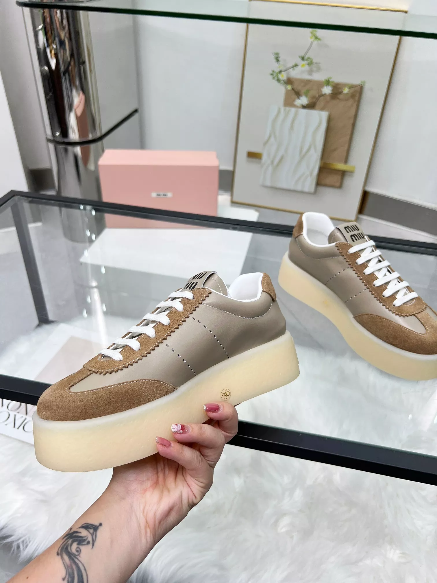 MIU MIU Casual Shoes For Women Compact 2219