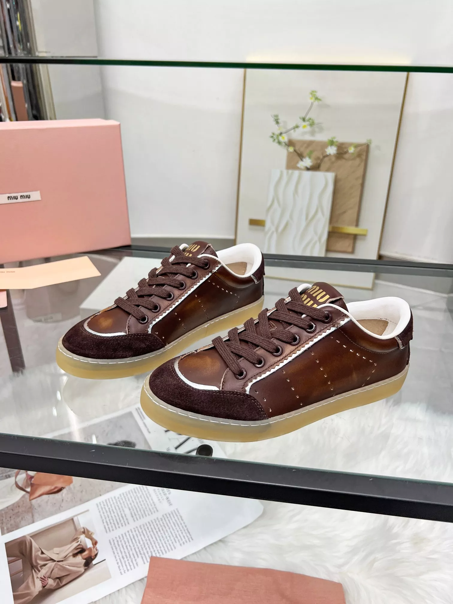 MIU MIU Casual Shoes For Women Compact 8600