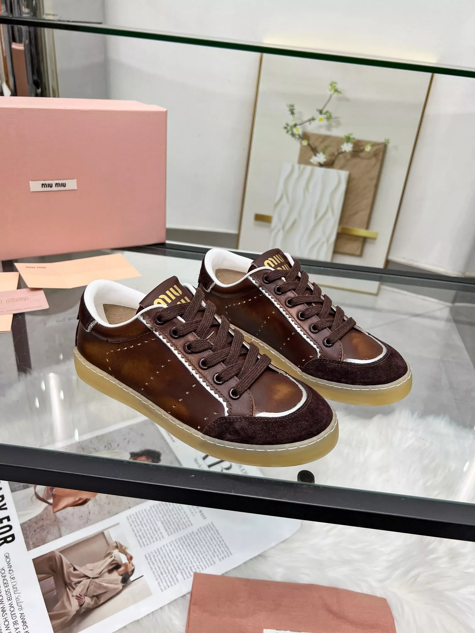 MIU MIU Casual Shoes For Women Compact 8600