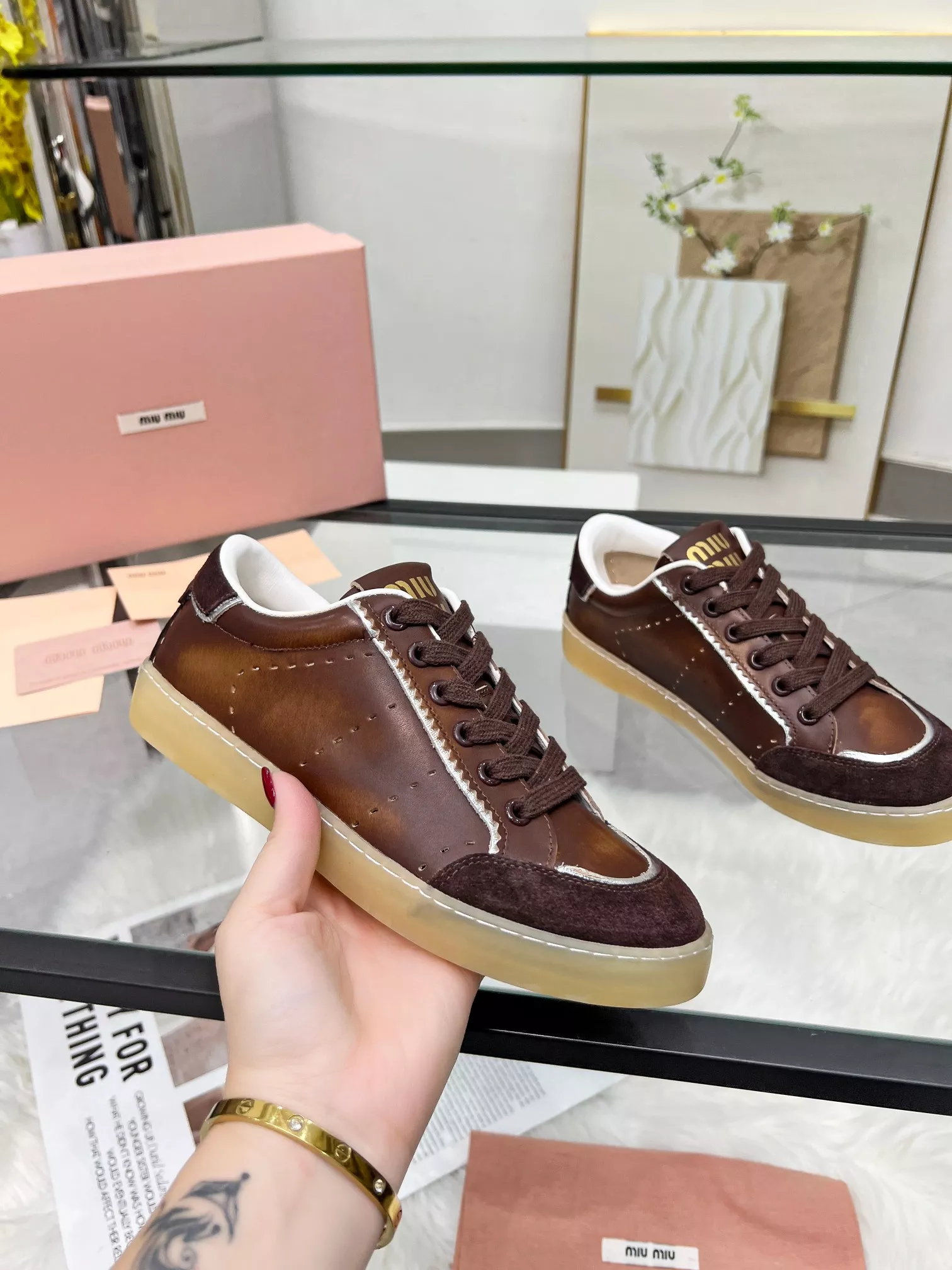 MIU MIU Casual Shoes For Women Compact 8600