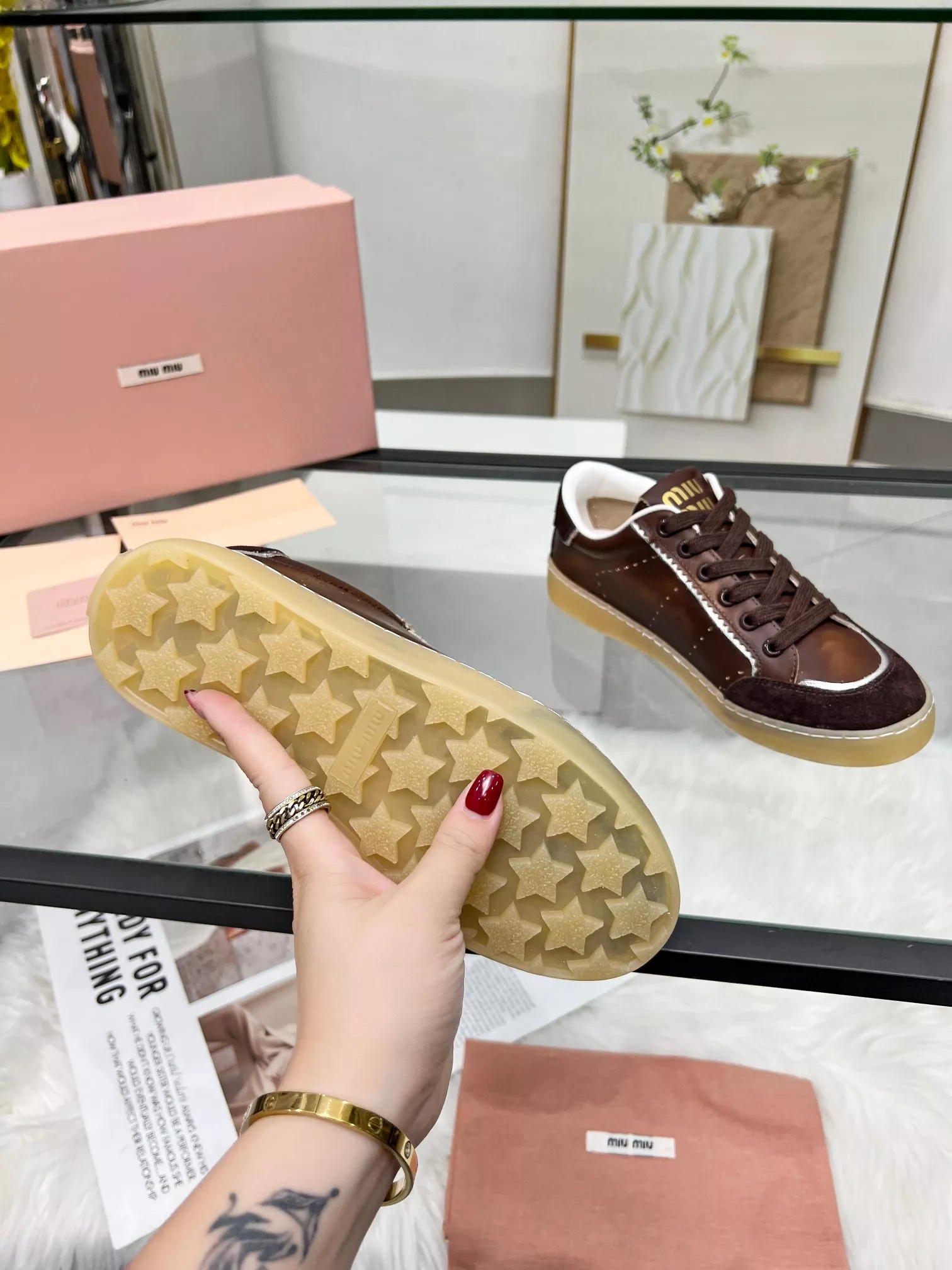 MIU MIU Casual Shoes For Women Compact 8600
