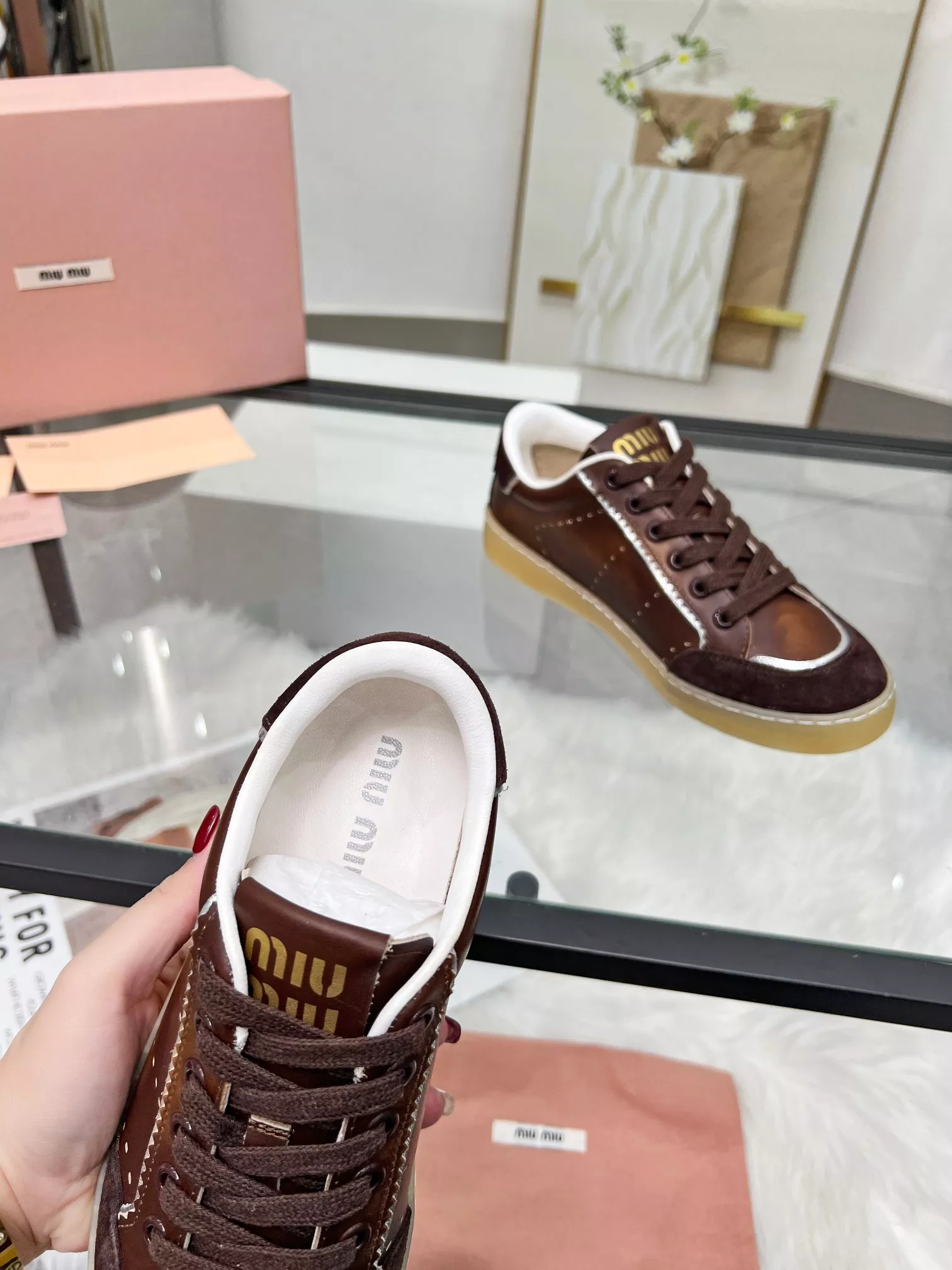 MIU MIU Casual Shoes For Women Compact 8600