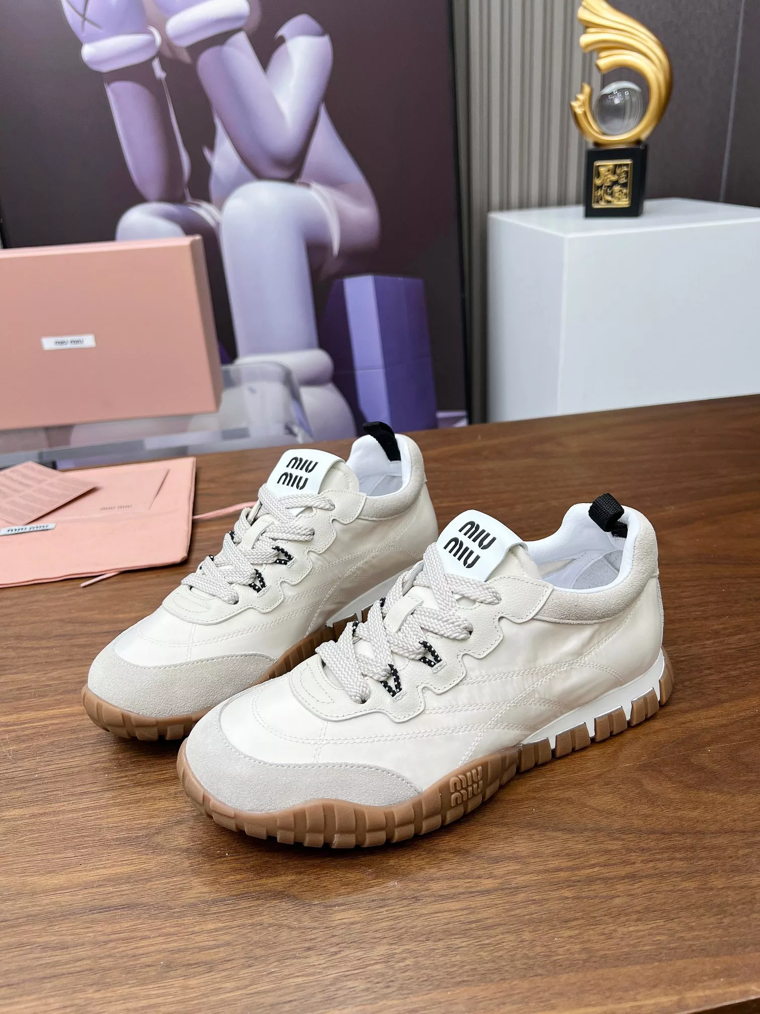 MIU MIU Casual Shoes For Women DailyWear 3651