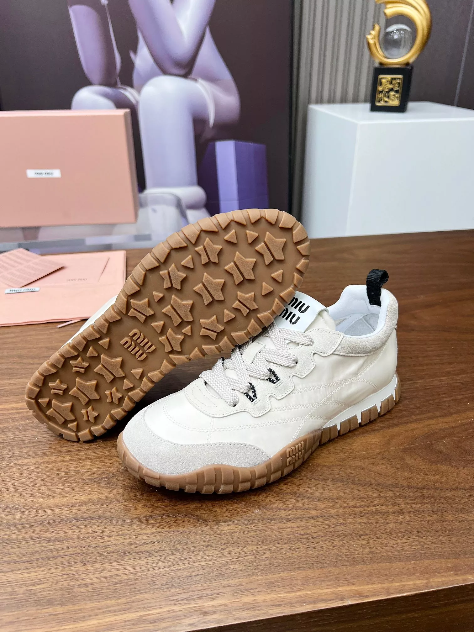 MIU MIU Casual Shoes For Women DailyWear 3651