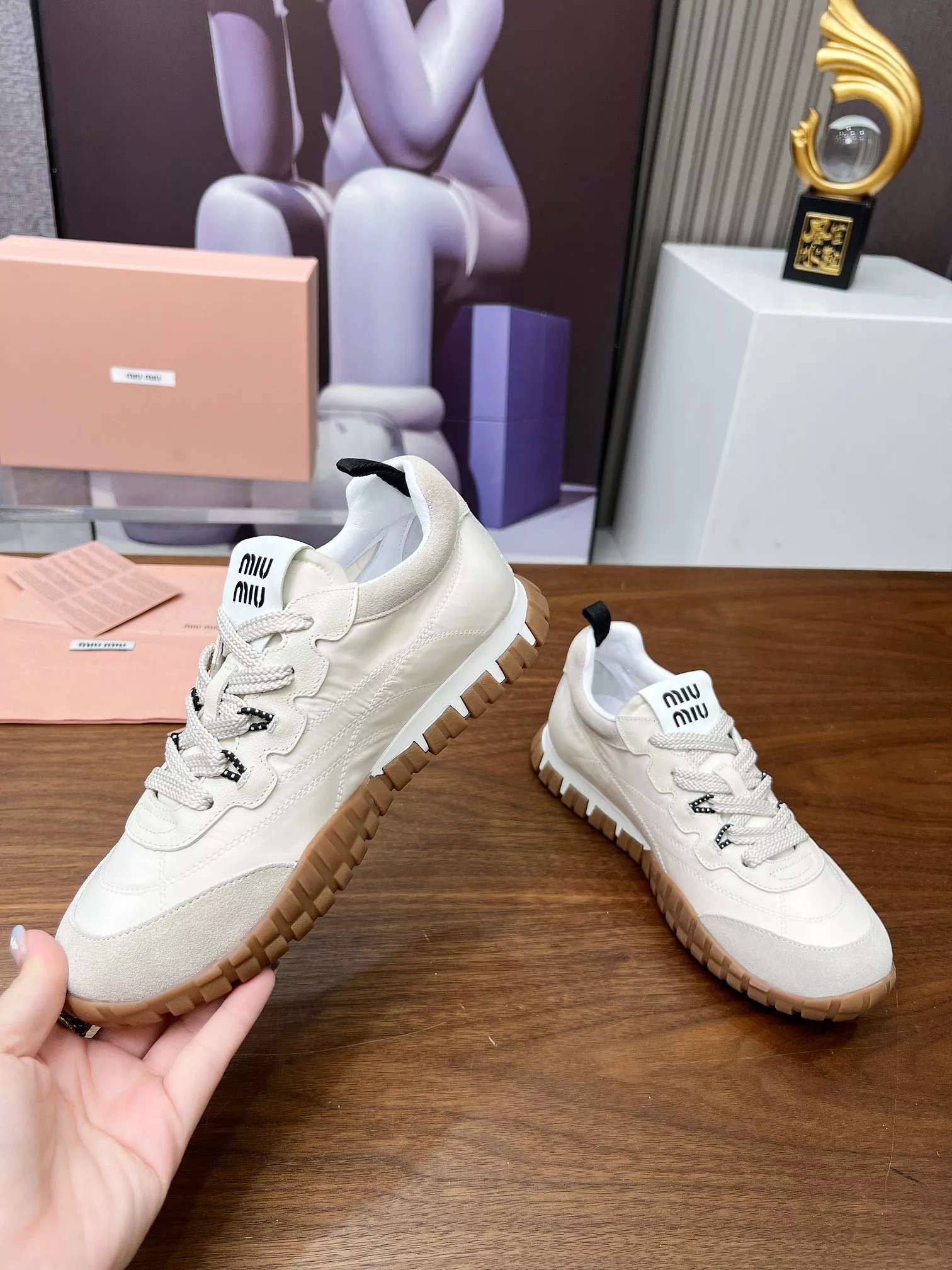 MIU MIU Casual Shoes For Women DailyWear 3651
