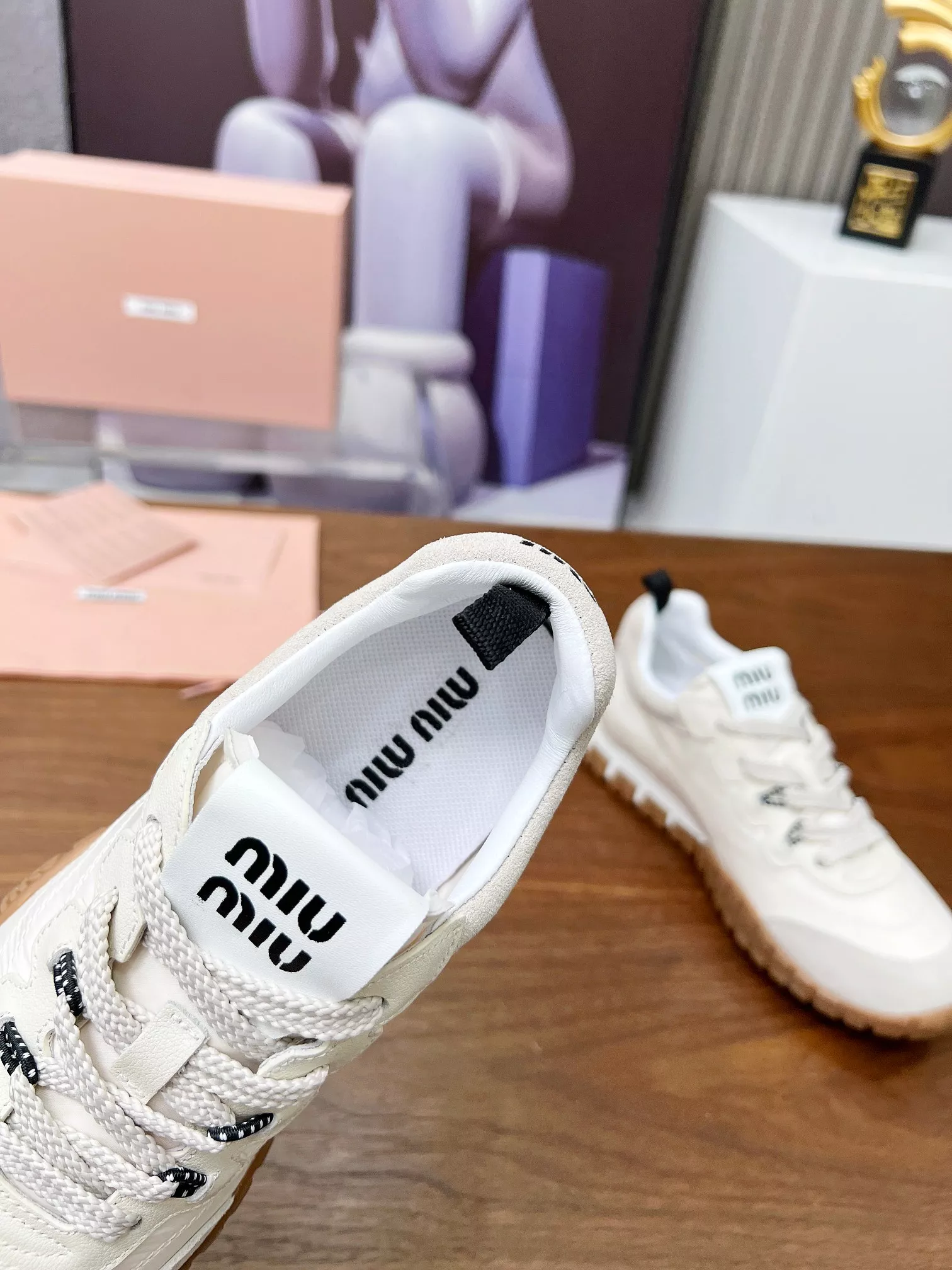 MIU MIU Casual Shoes For Women DailyWear 3651