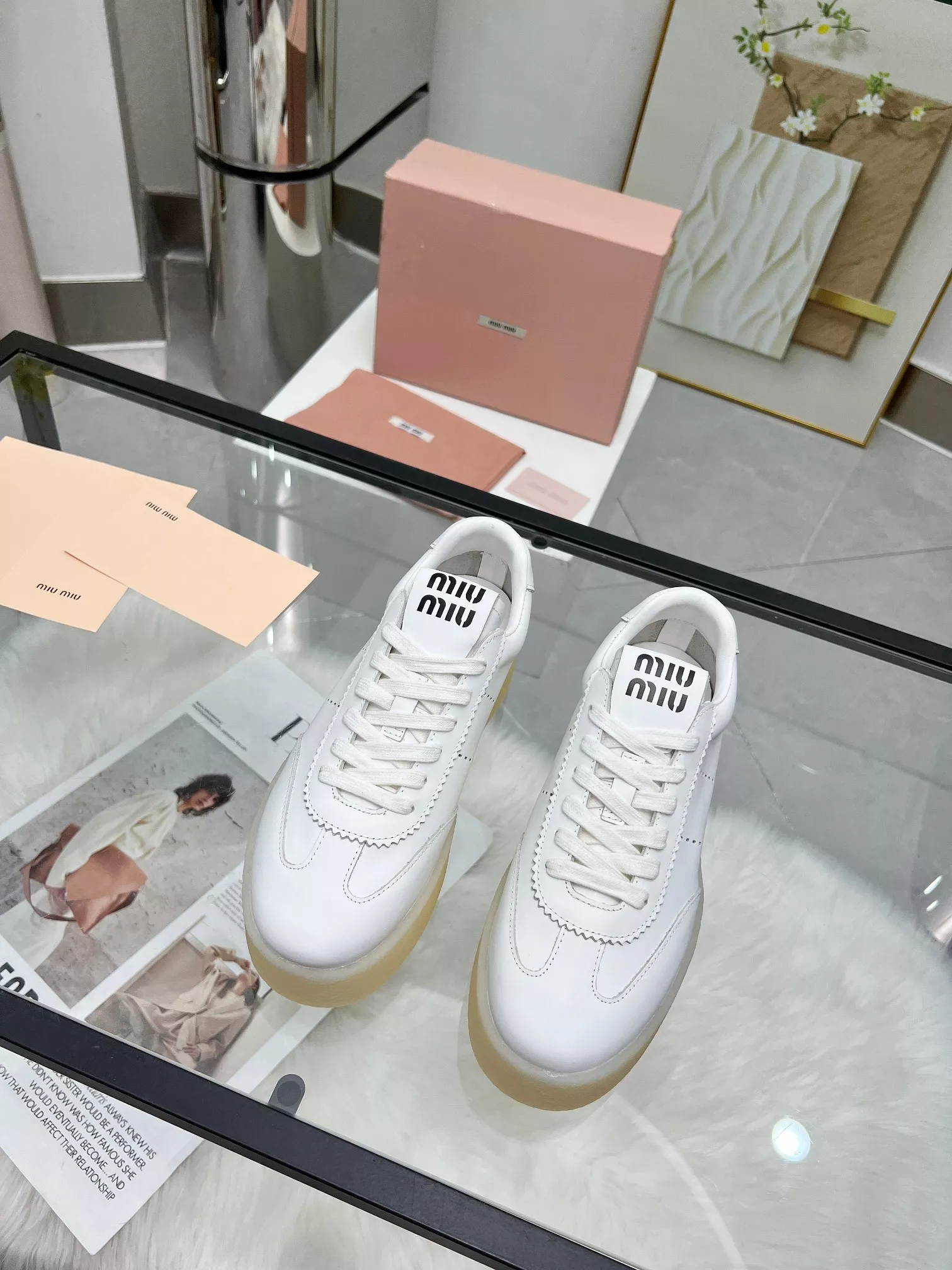 MIU MIU Casual Shoes For Women EasyMatch 9729