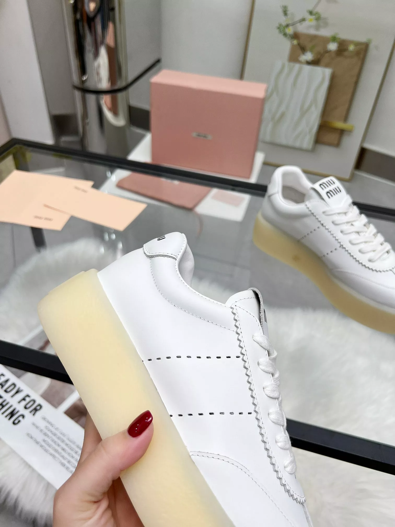 MIU MIU Casual Shoes For Women EasyMatch 9729