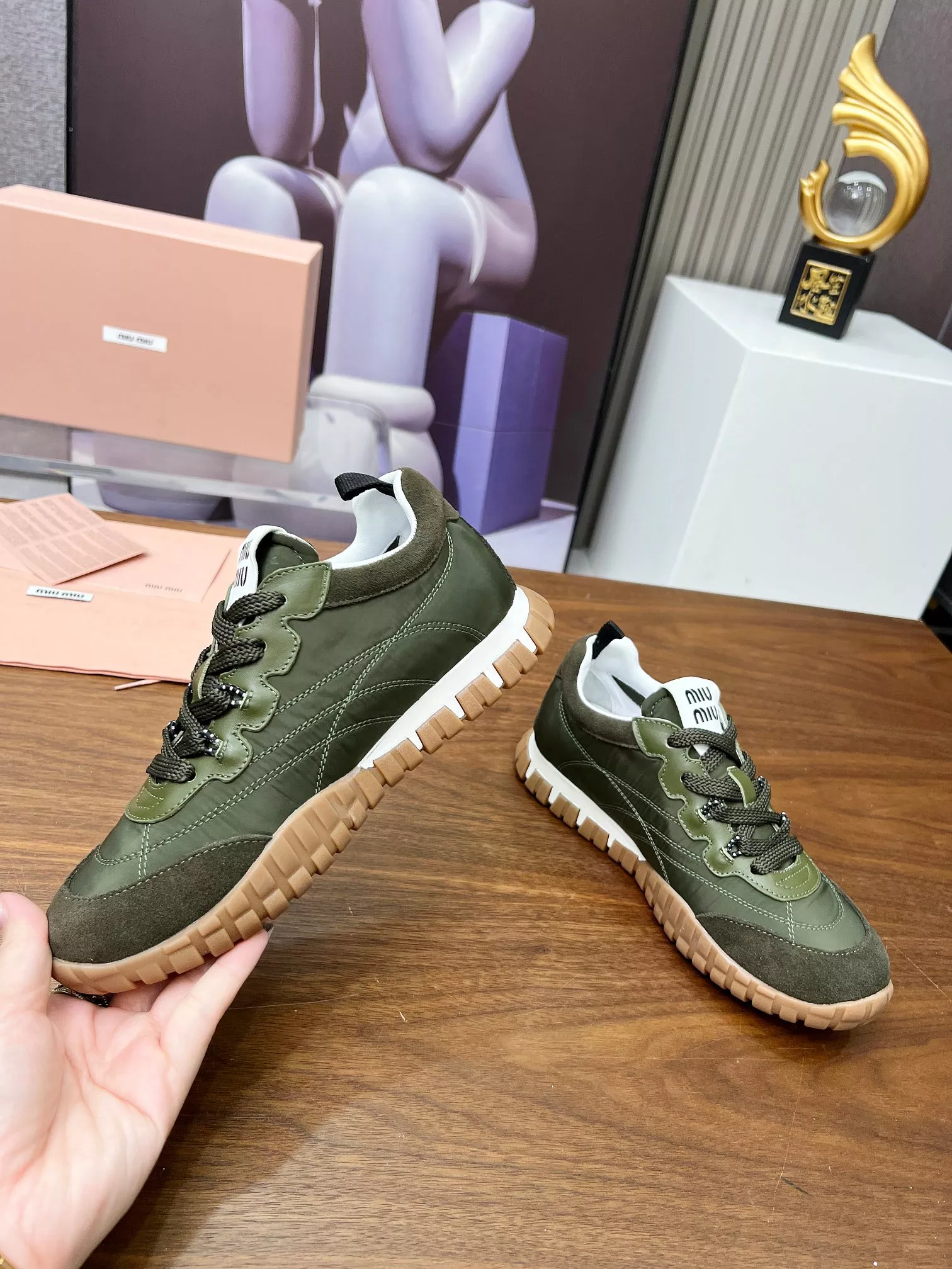 MIU MIU Casual Shoes For Women Efficient 4008