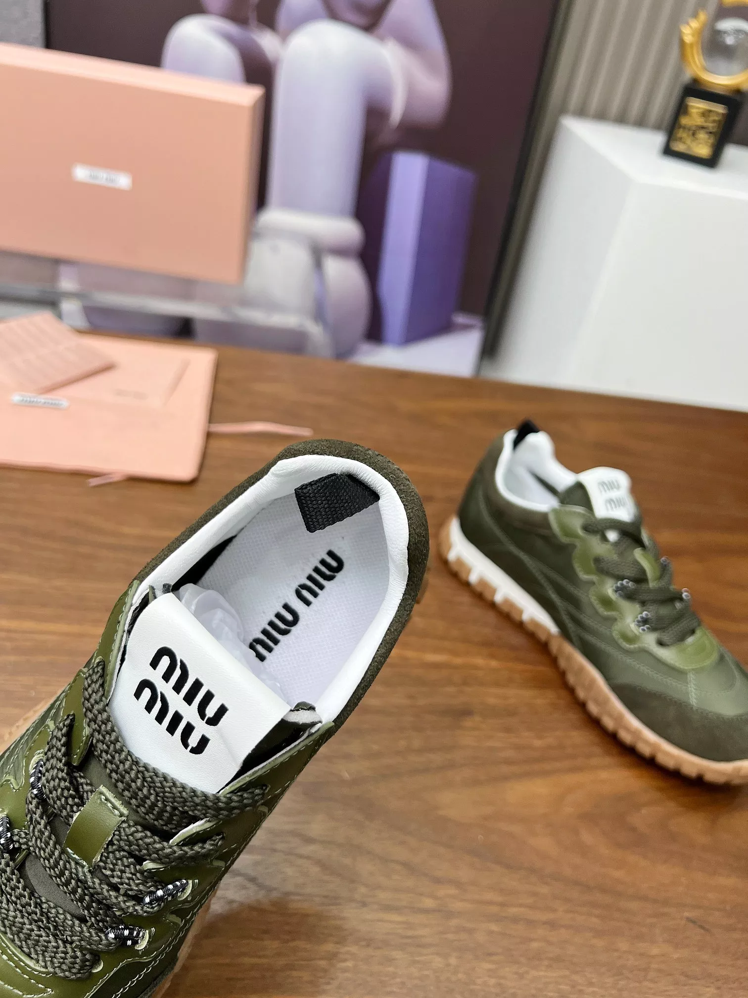 MIU MIU Casual Shoes For Women Efficient 4008