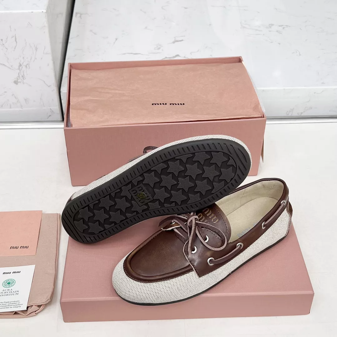 MIU MIU Casual Shoes For Women Elegant 8153