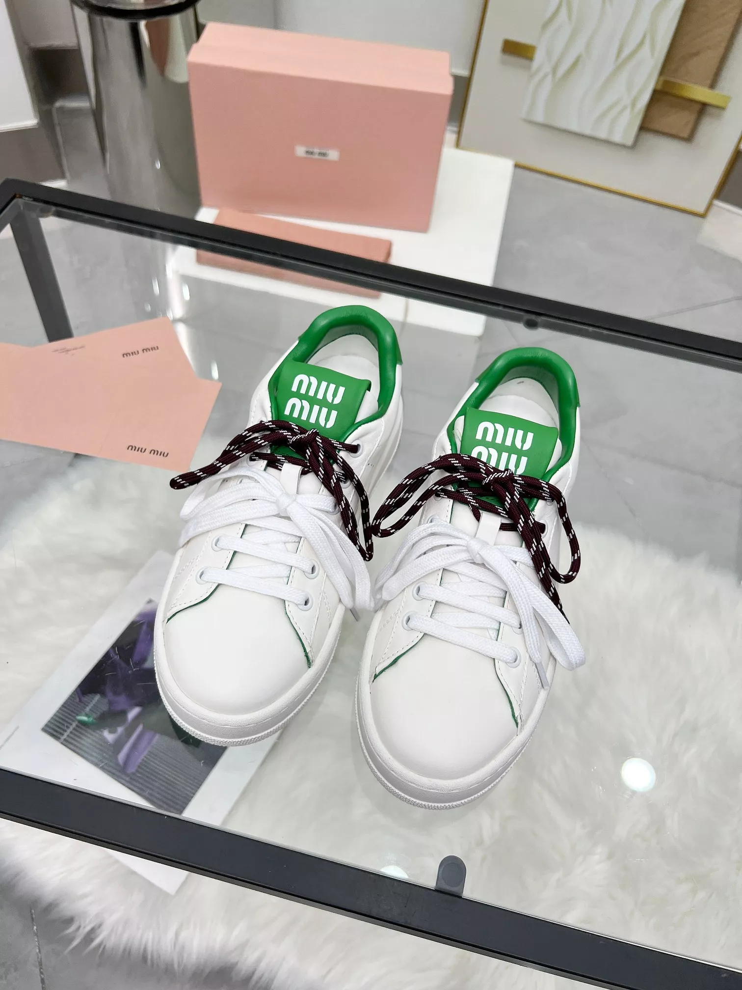 MIU MIU Casual Shoes For Women Elegant 9757