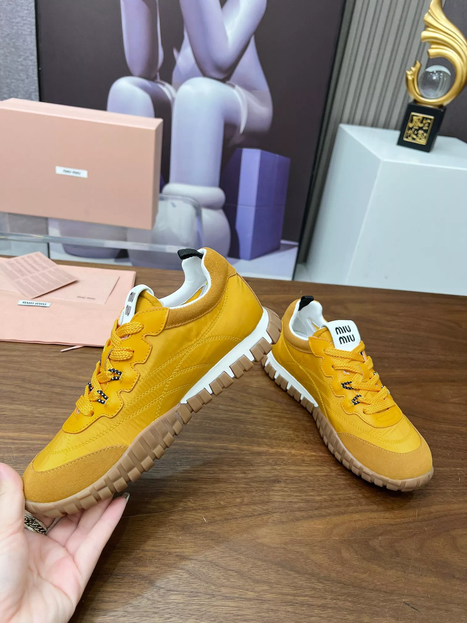MIU MIU Casual Shoes For Women Fashionable 3042