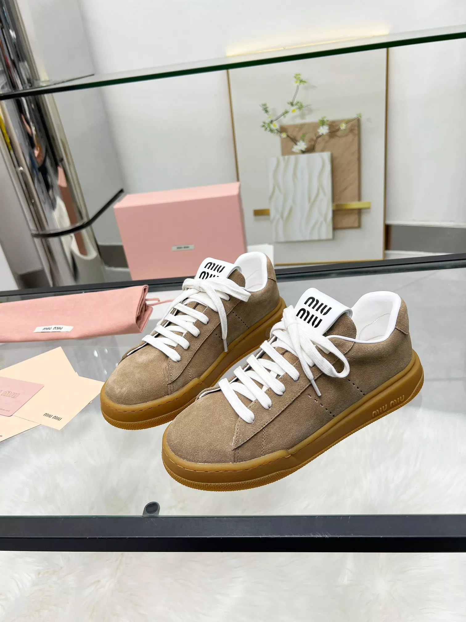 MIU MIU Casual Shoes For Women HighQuality 6855