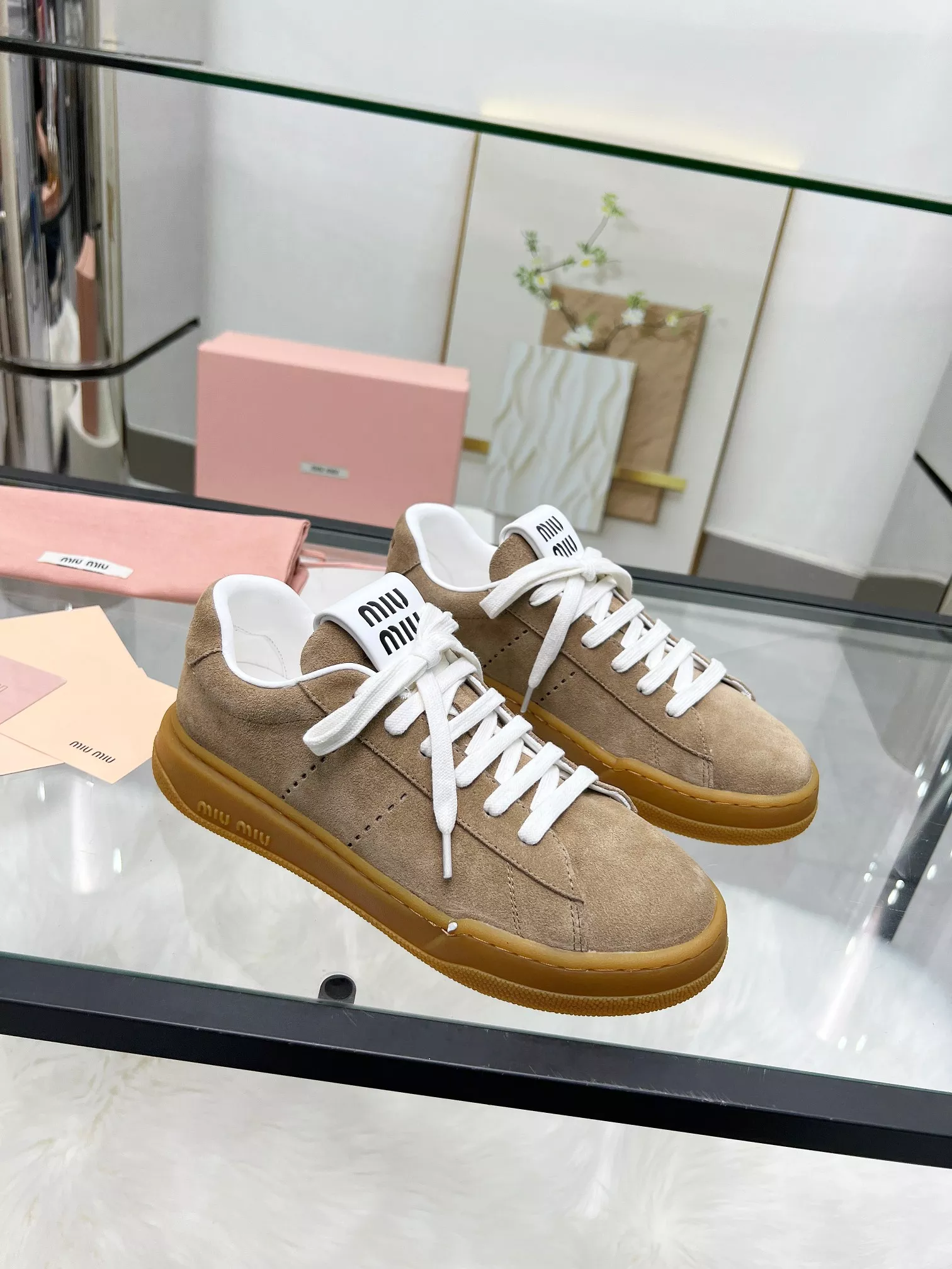 MIU MIU Casual Shoes For Women HighQuality 6855