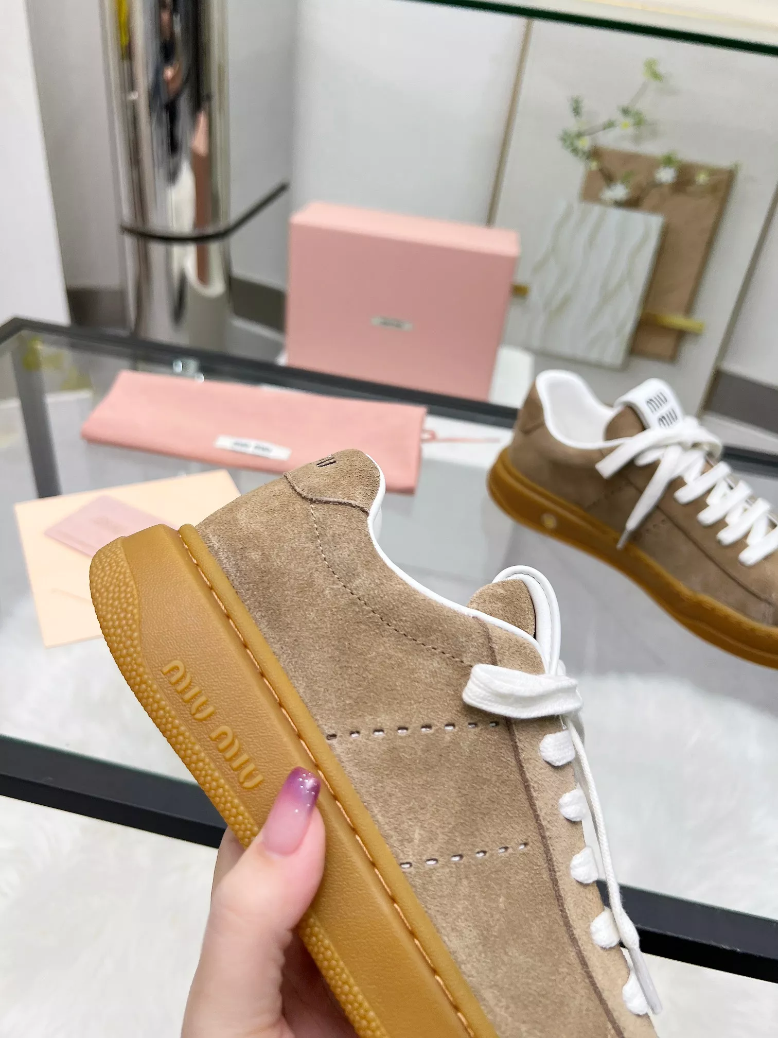 MIU MIU Casual Shoes For Women HighQuality 6855