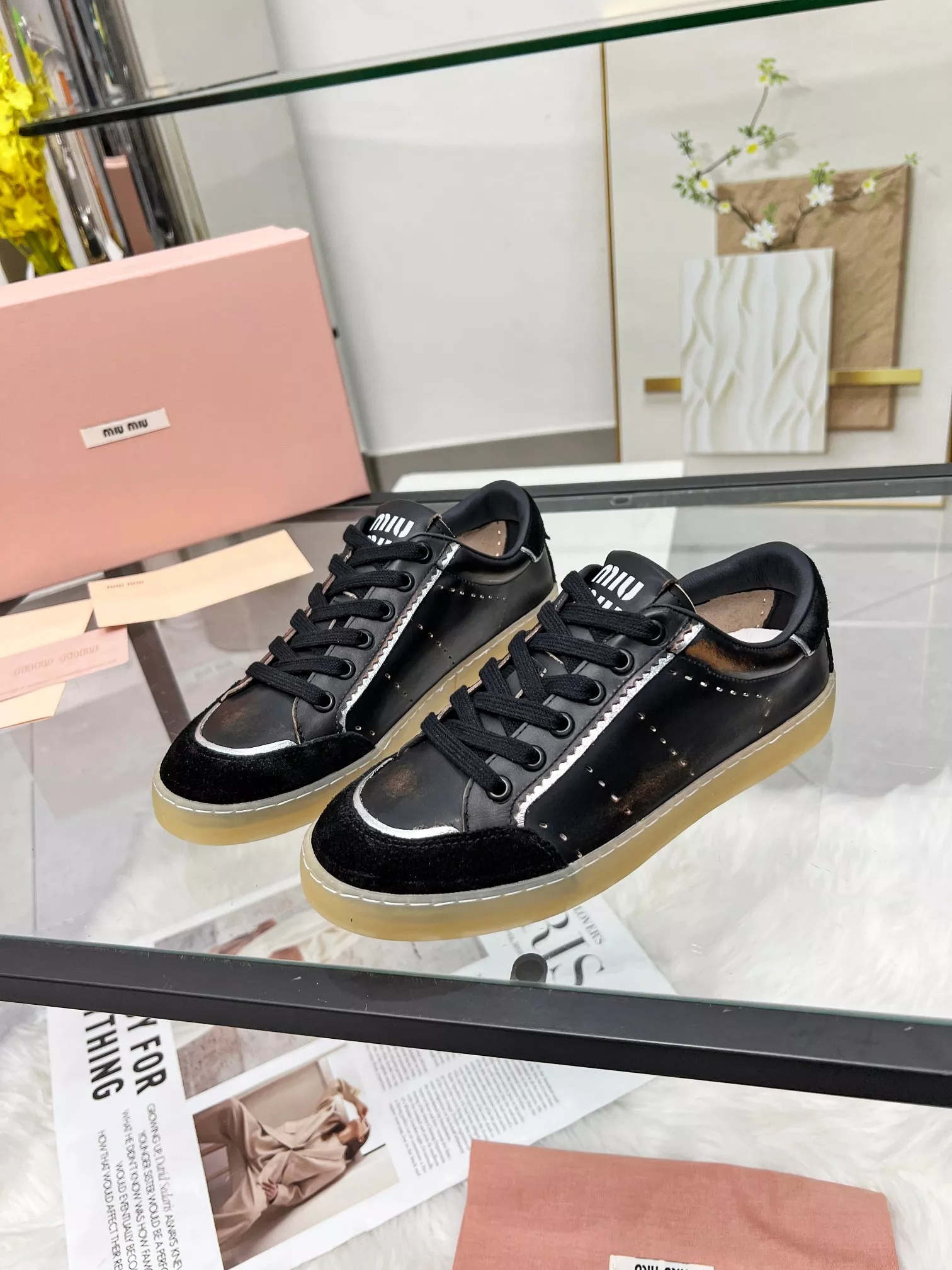MIU MIU Casual Shoes For Women Lightweight 6693