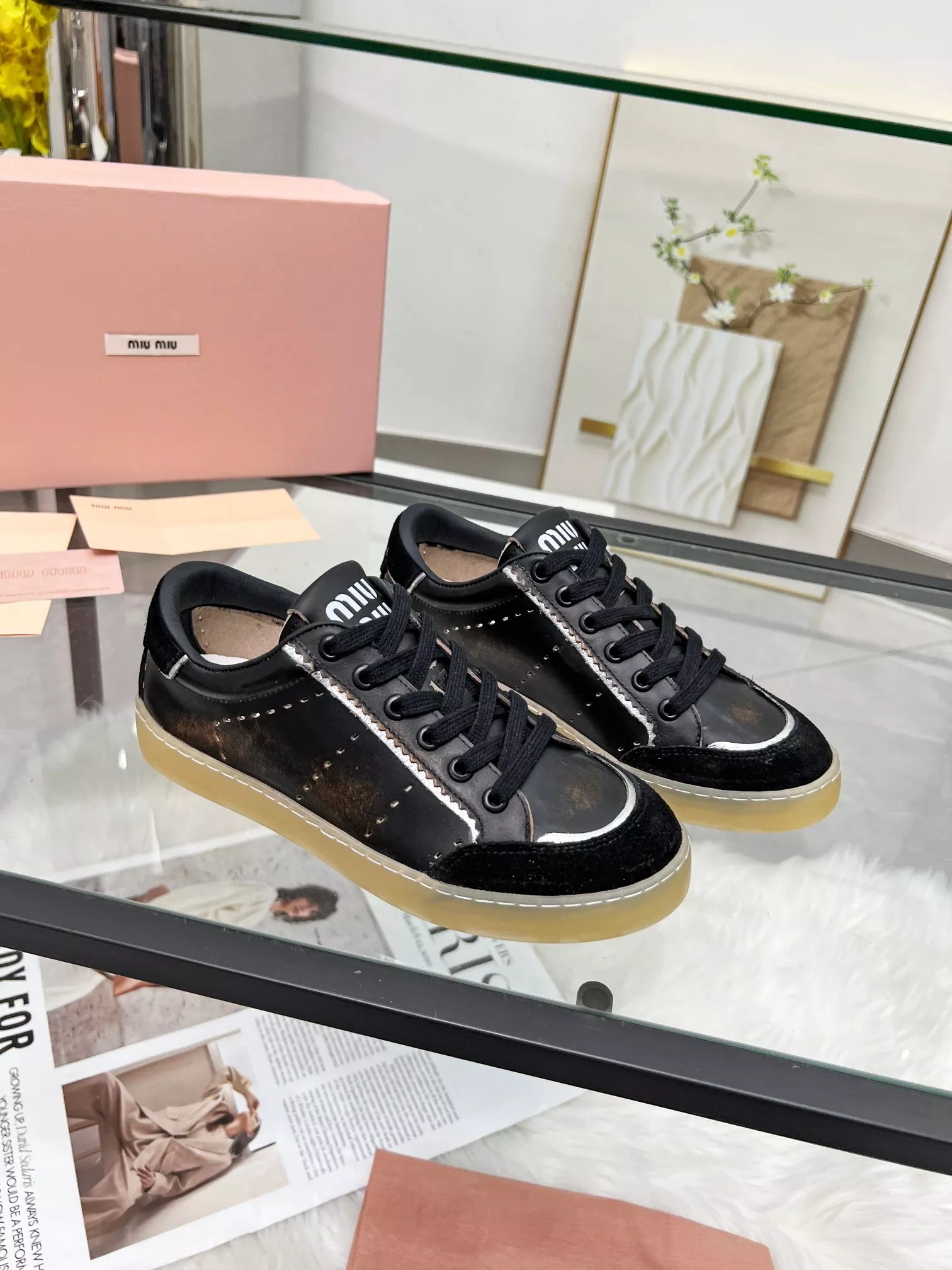 MIU MIU Casual Shoes For Women Lightweight 6693