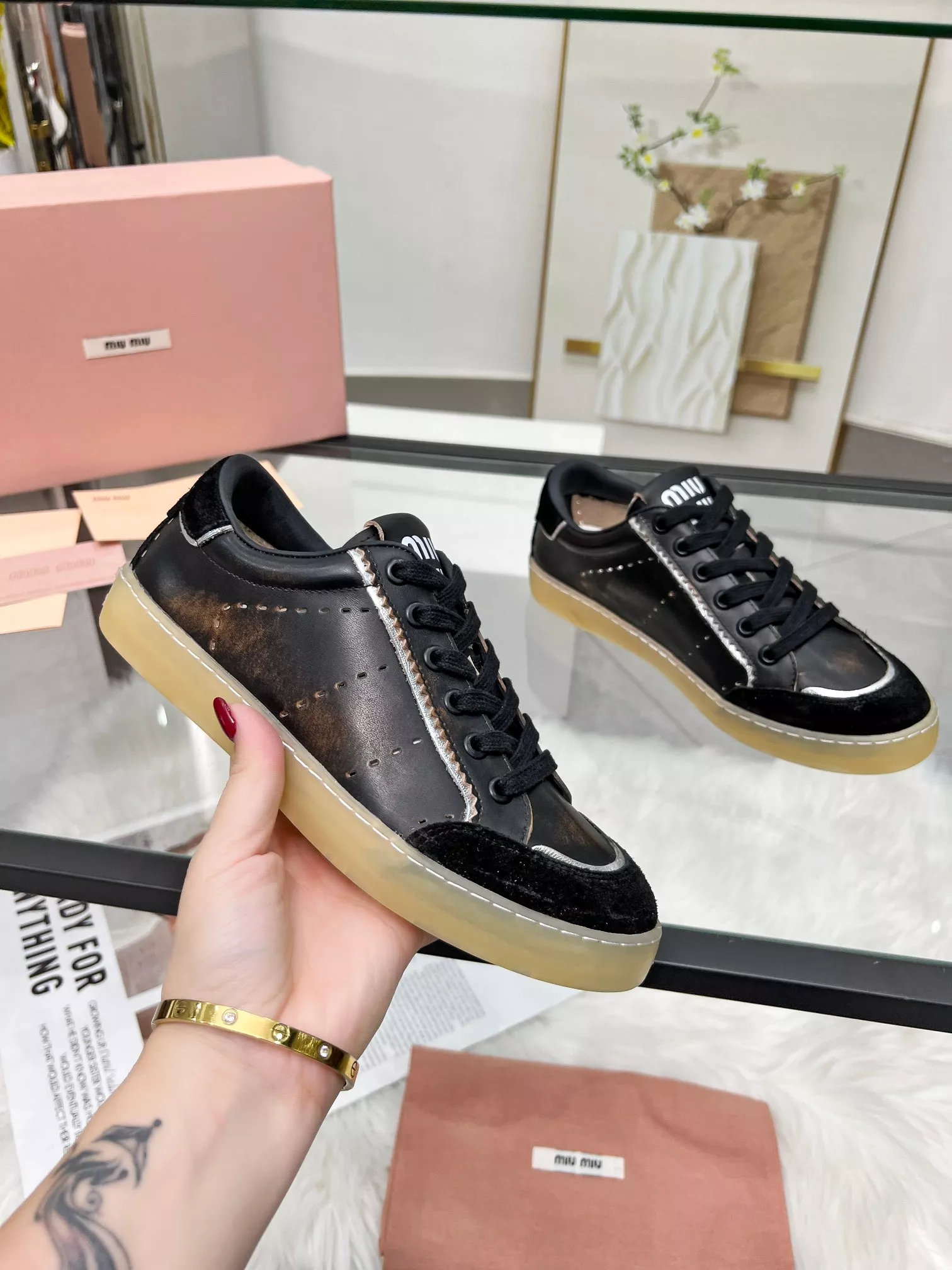 MIU MIU Casual Shoes For Women Lightweight 6693