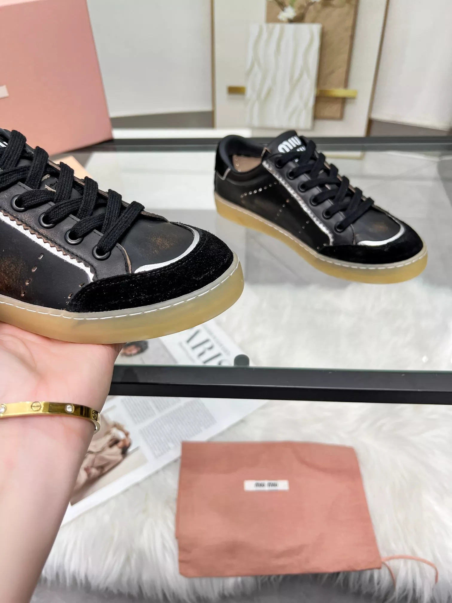 MIU MIU Casual Shoes For Women Lightweight 6693