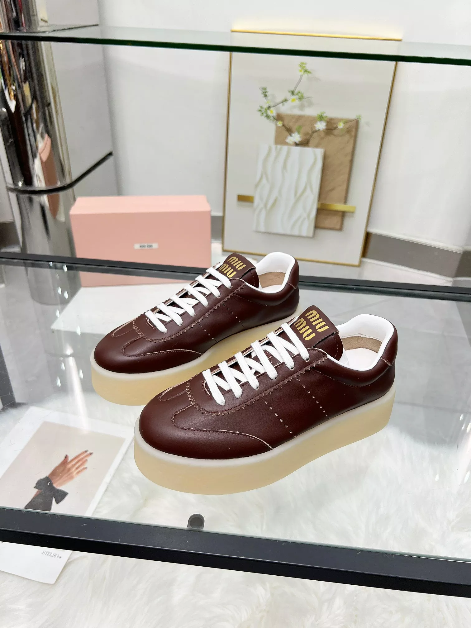 MIU MIU Casual Shoes For Women Minimalist 3491