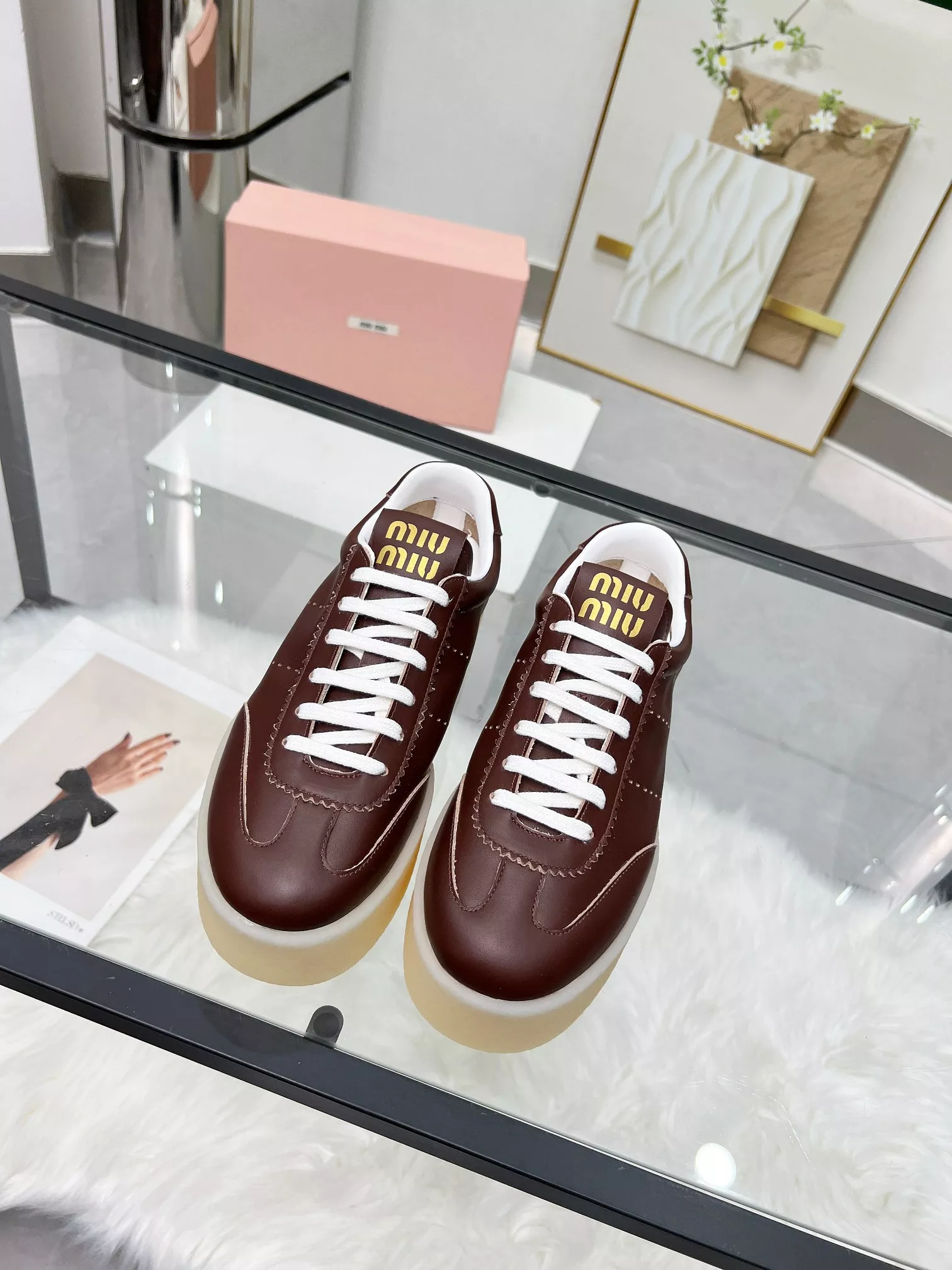 MIU MIU Casual Shoes For Women Minimalist 3491