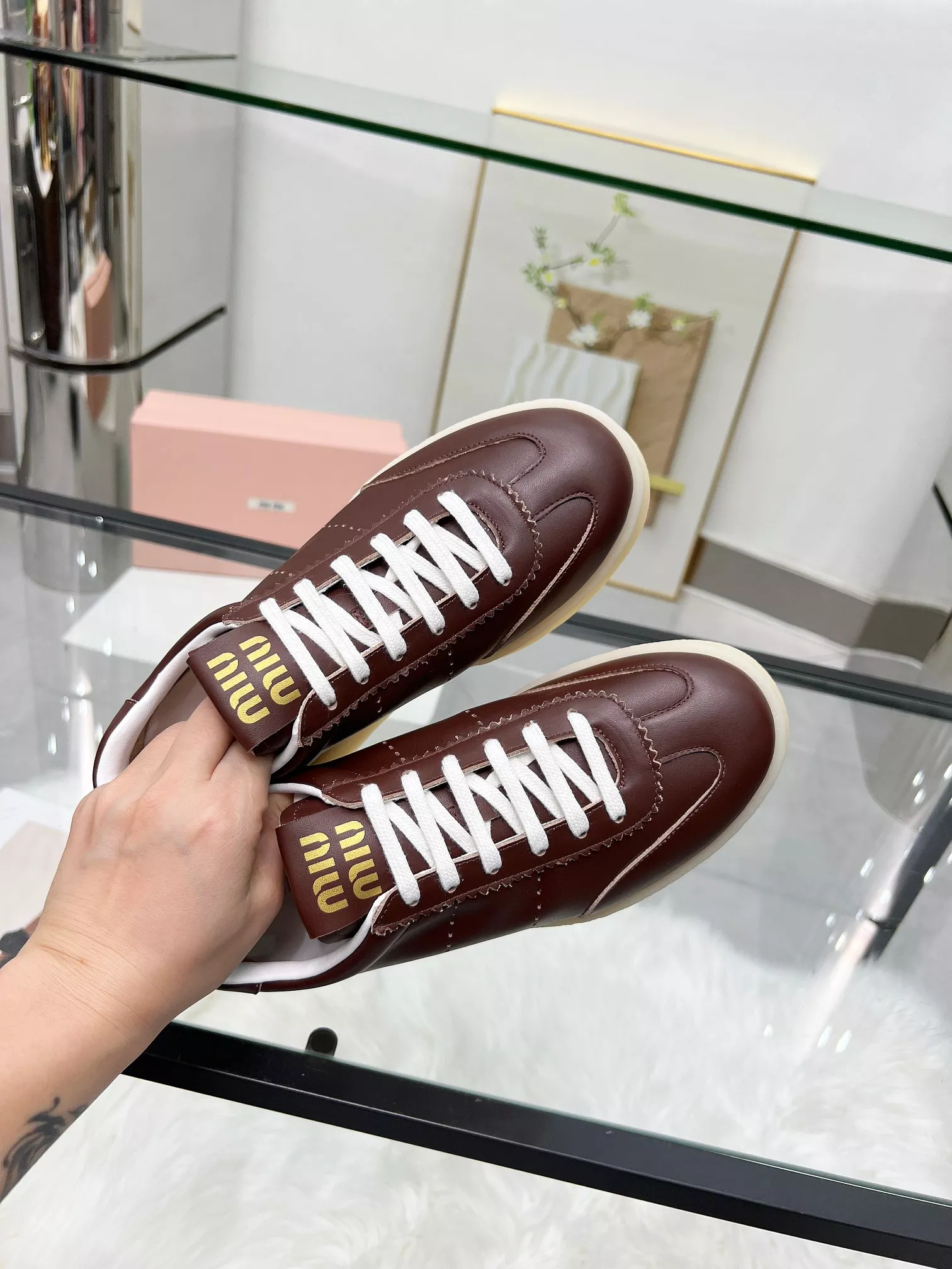 MIU MIU Casual Shoes For Women Minimalist 3491
